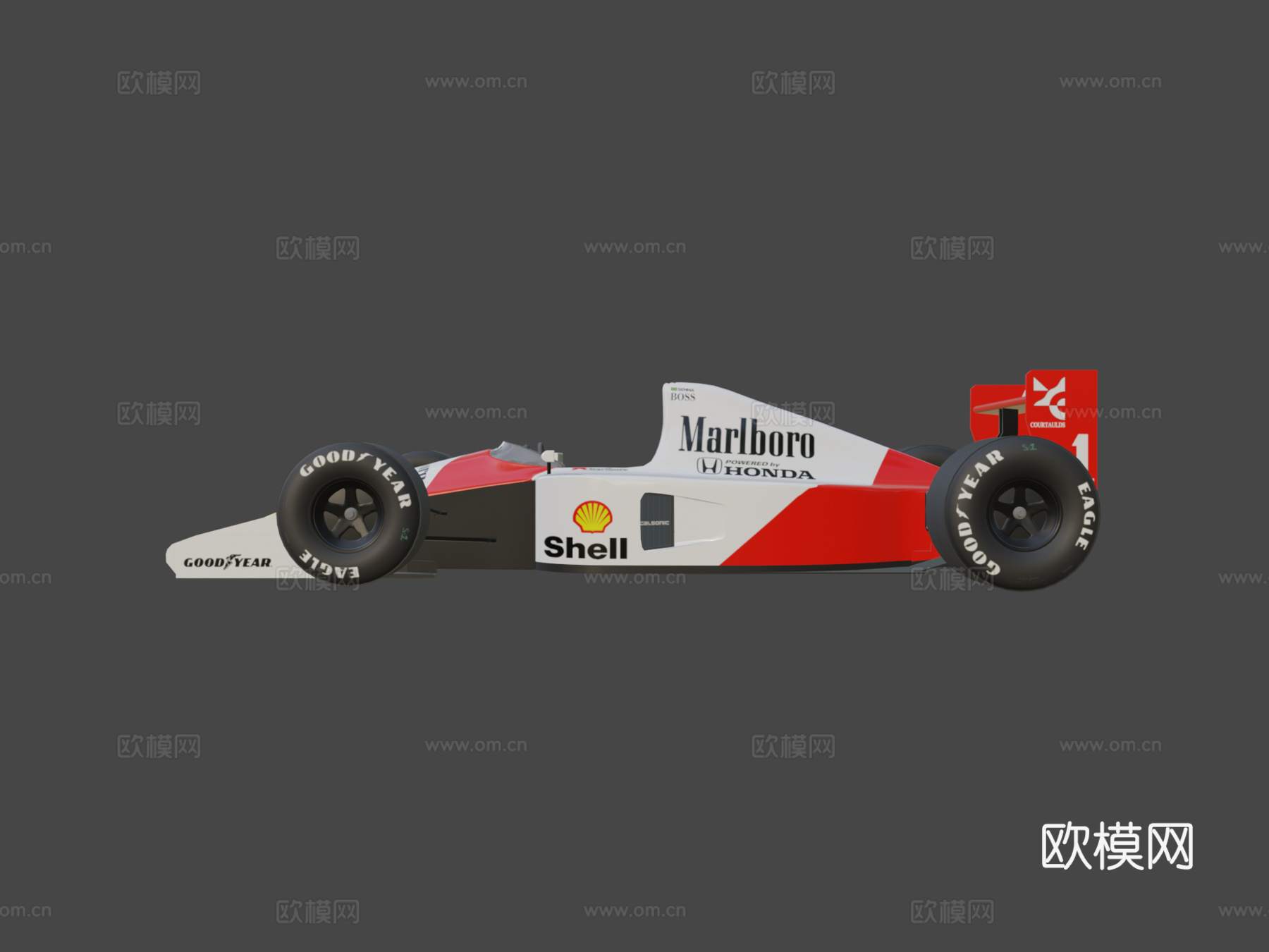 迈凯伦MP4-63d模型下载（渲染图6）