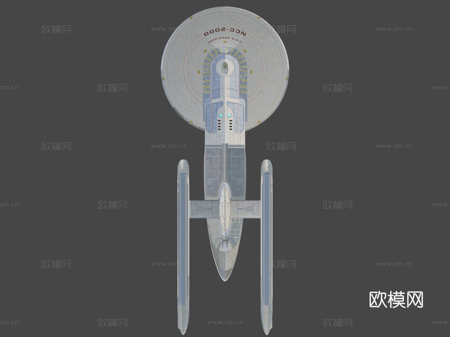 USS卓越号3d模型下载（渲染图7）
