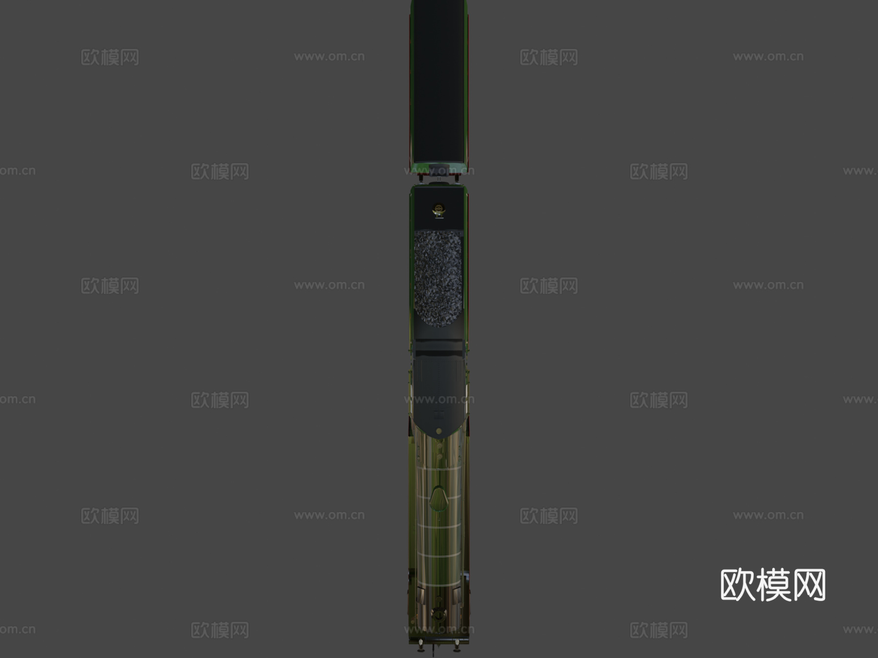 火车-飞翔的苏格兰人双煤水车3d模型下载（渲染图6）