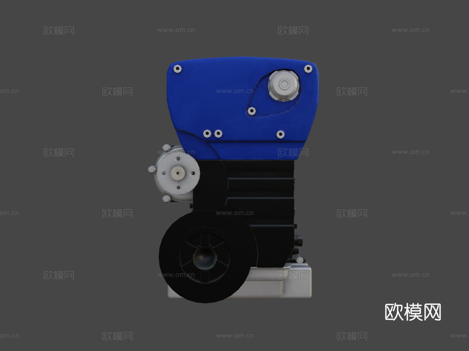 发动机RB26DETT3d模型下载（渲染图6）