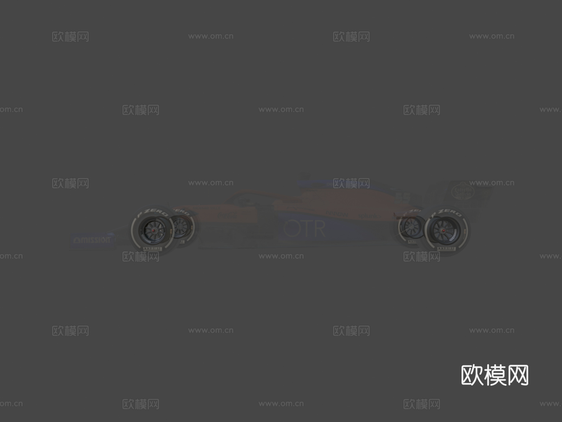 F1 2020迈凯伦MCL353d模型下载（渲染图5）