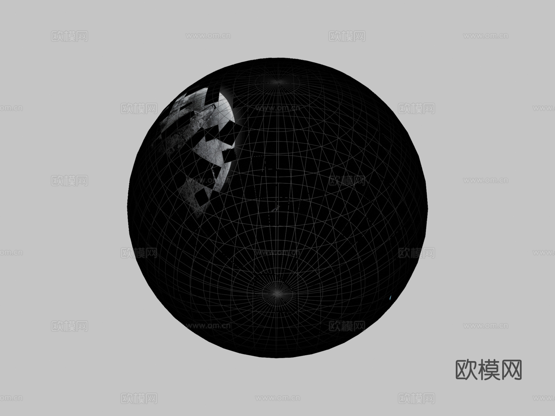 阿波罗指令舱、服务舱与登月舱3d模型下载（渲染图2）