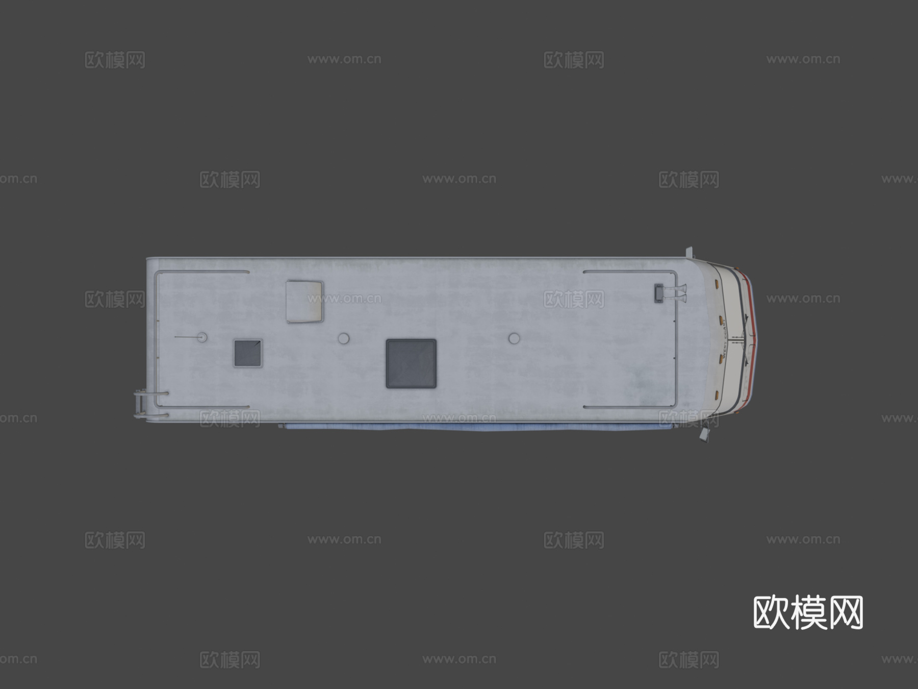 年代房车3d模型下载（渲染图6）