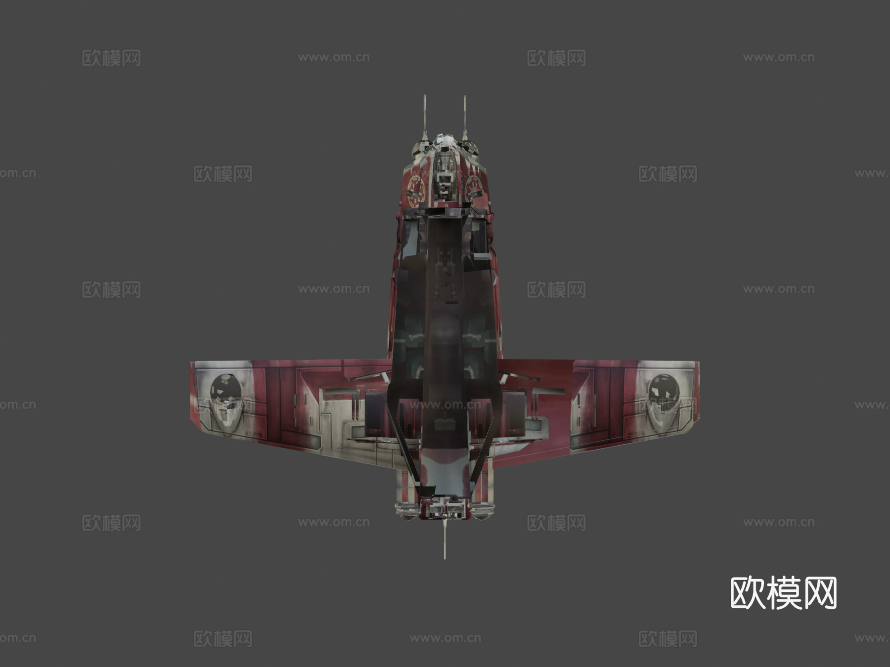 科洛桑军团LAAT3d模型下载（渲染图7）