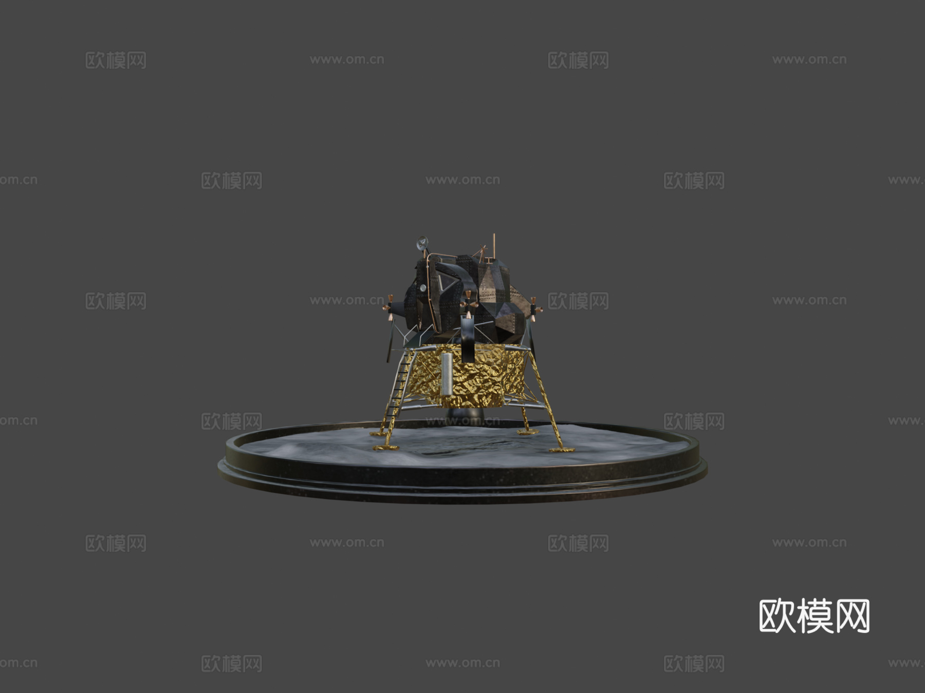 登月舱-LEM-阿波罗计划3d模型下载（渲染图6）