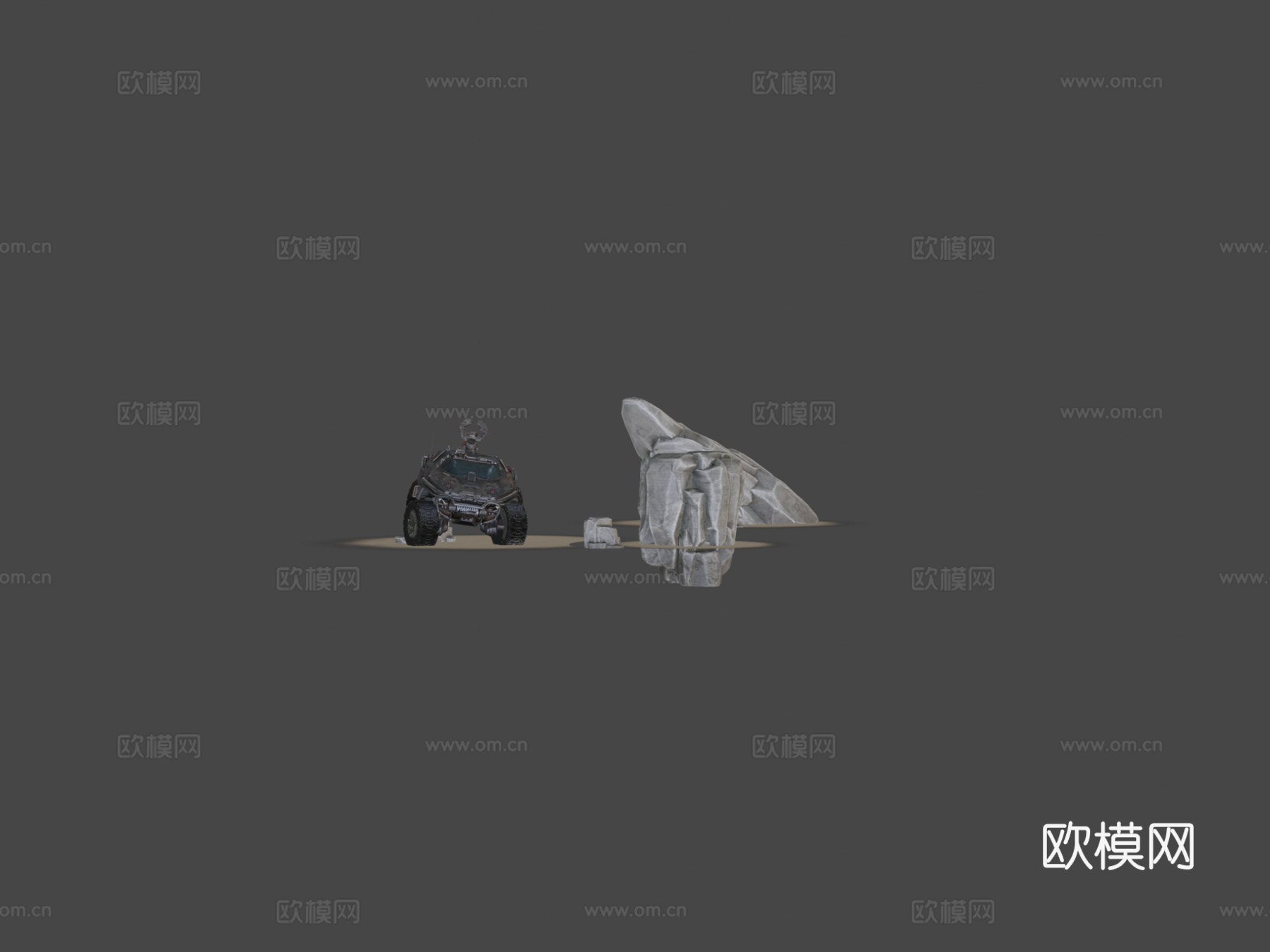 疣猪 - 公路狂怒版3d模型下载（渲染图6）