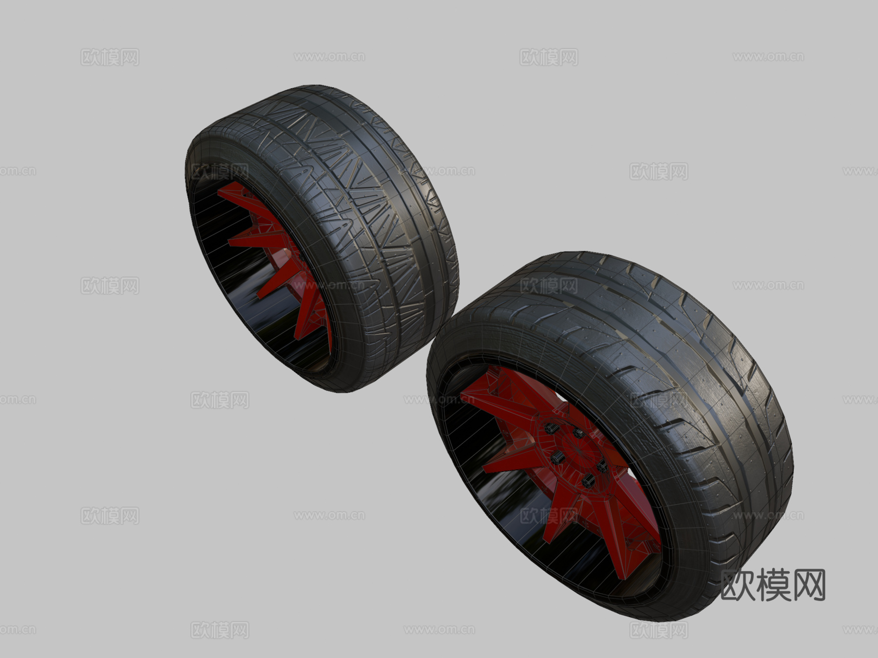 MadBul车轮3d模型下载（渲染图2）