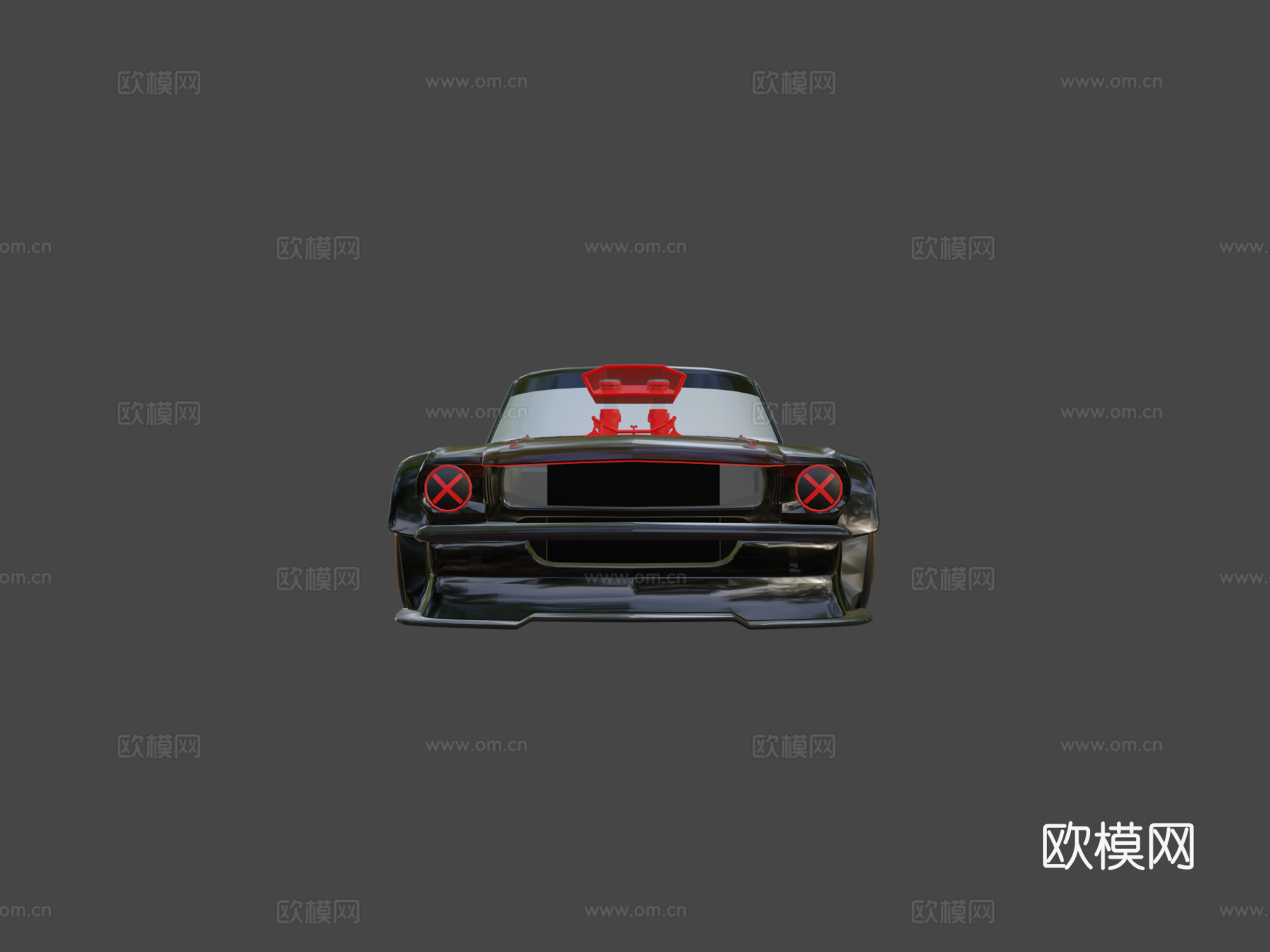 年福特野马Hoonicorn RTR肯·布洛克版3d模型下载（渲染图5）
