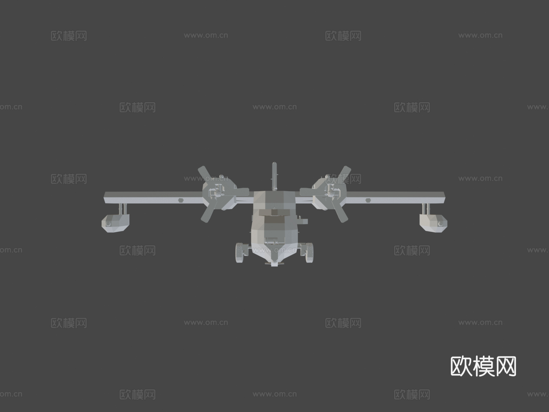 格鲁曼G-21鹅 - 风暴工厂3d模型下载（渲染图6）