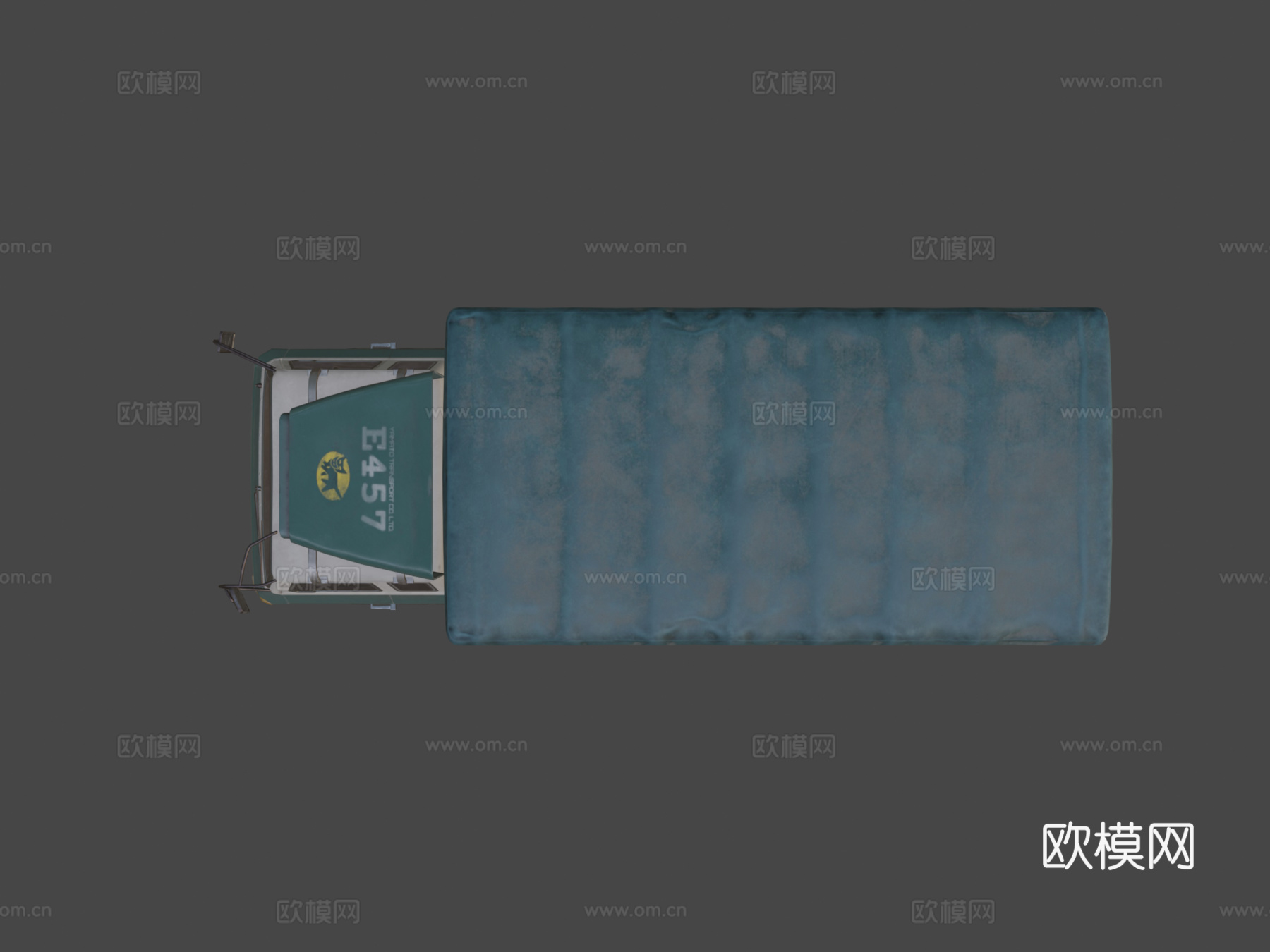 日产柴油3d模型下载（渲染图5）