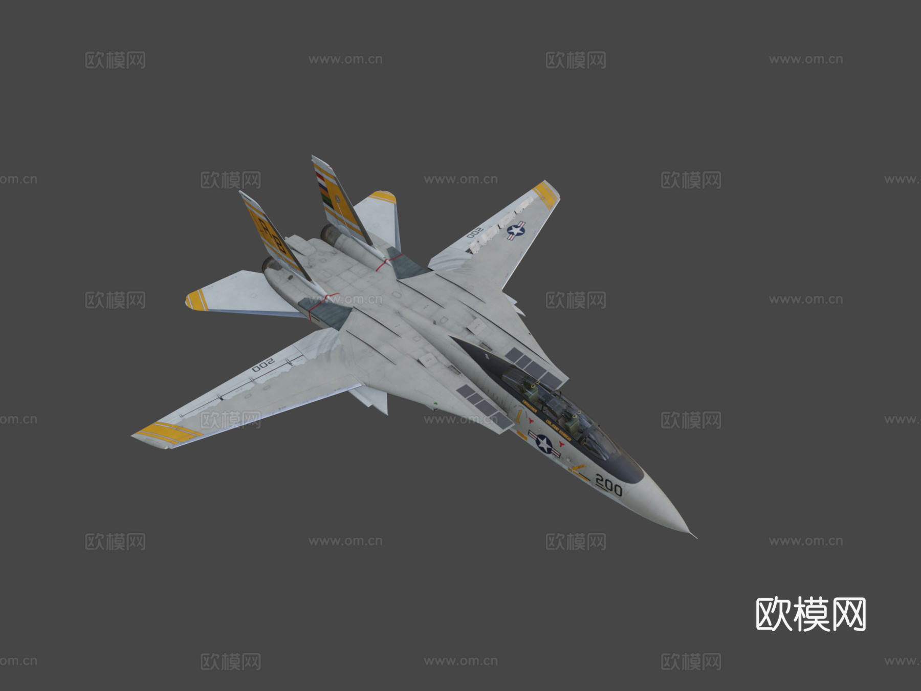 F-14A =剑客=3d模型下载（渲染图7）
