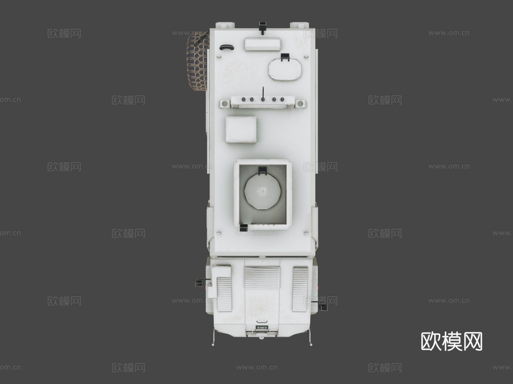 刺猬防地雷反伏击车（低多边形+3D模型）3d模型下载（渲染图6）