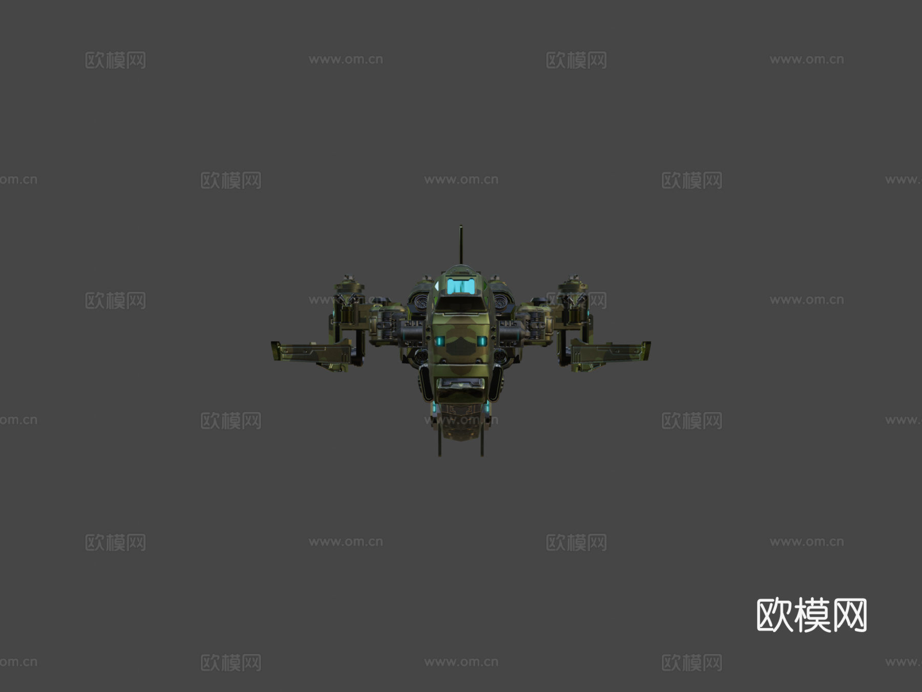 猛禽-M型3d模型下载（渲染图5）