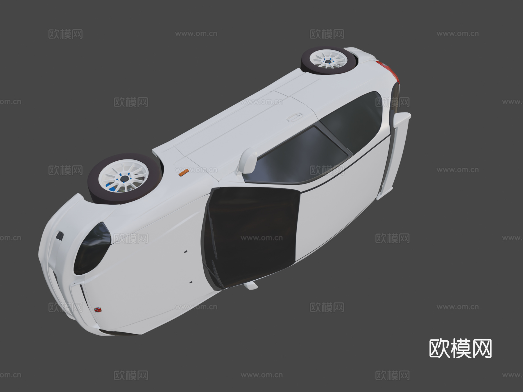 本田思域TYPE-R EK93d模型下载（渲染图8）