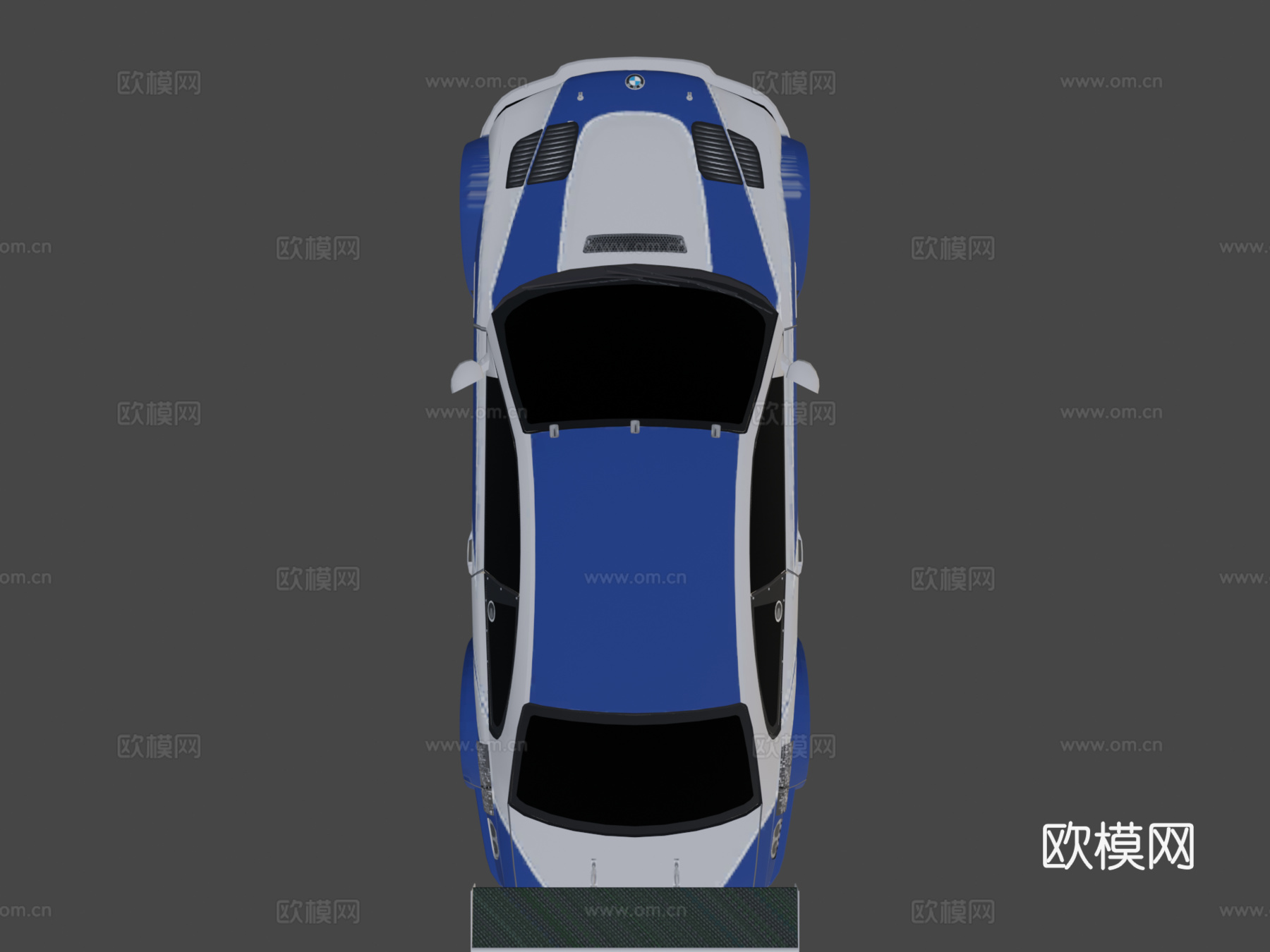 宝马M3 GTR-极品飞车最高通缉3d模型下载（渲染图7）