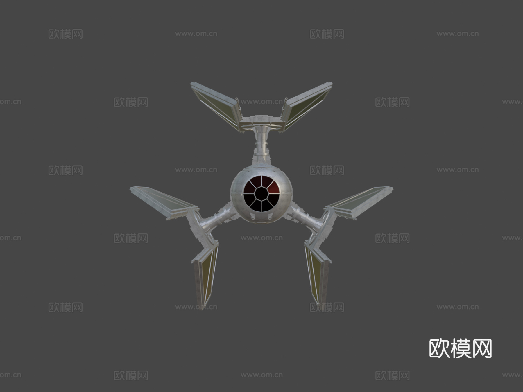 星球大战 - TIE-d防御者3d模型下载（渲染图5）
