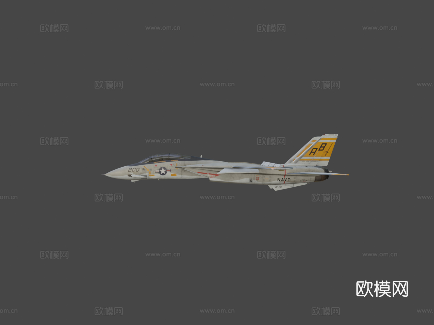 F-14A =剑客=3d模型下载（渲染图6）