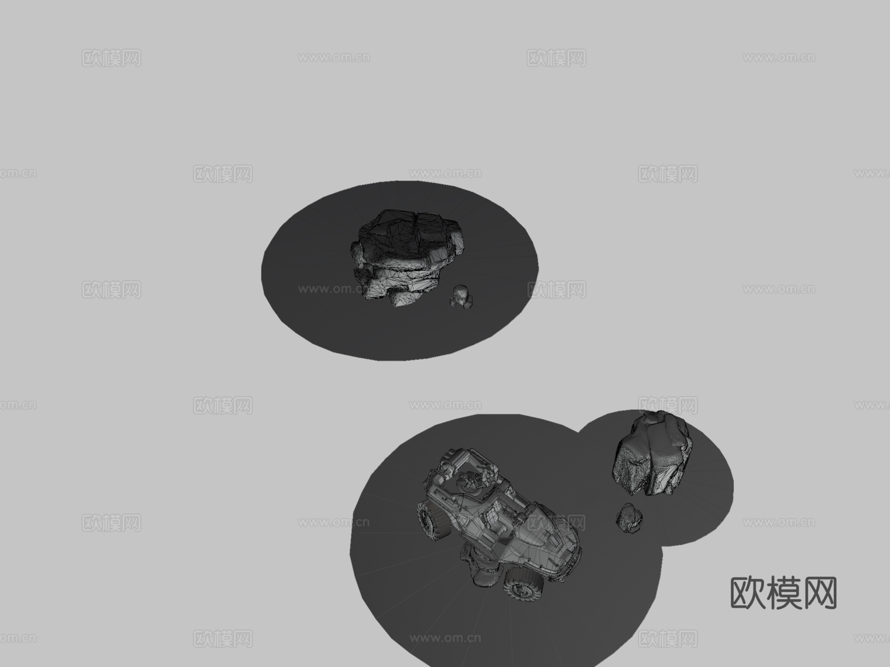 疣猪 - 公路狂怒版3d模型下载（渲染图3）