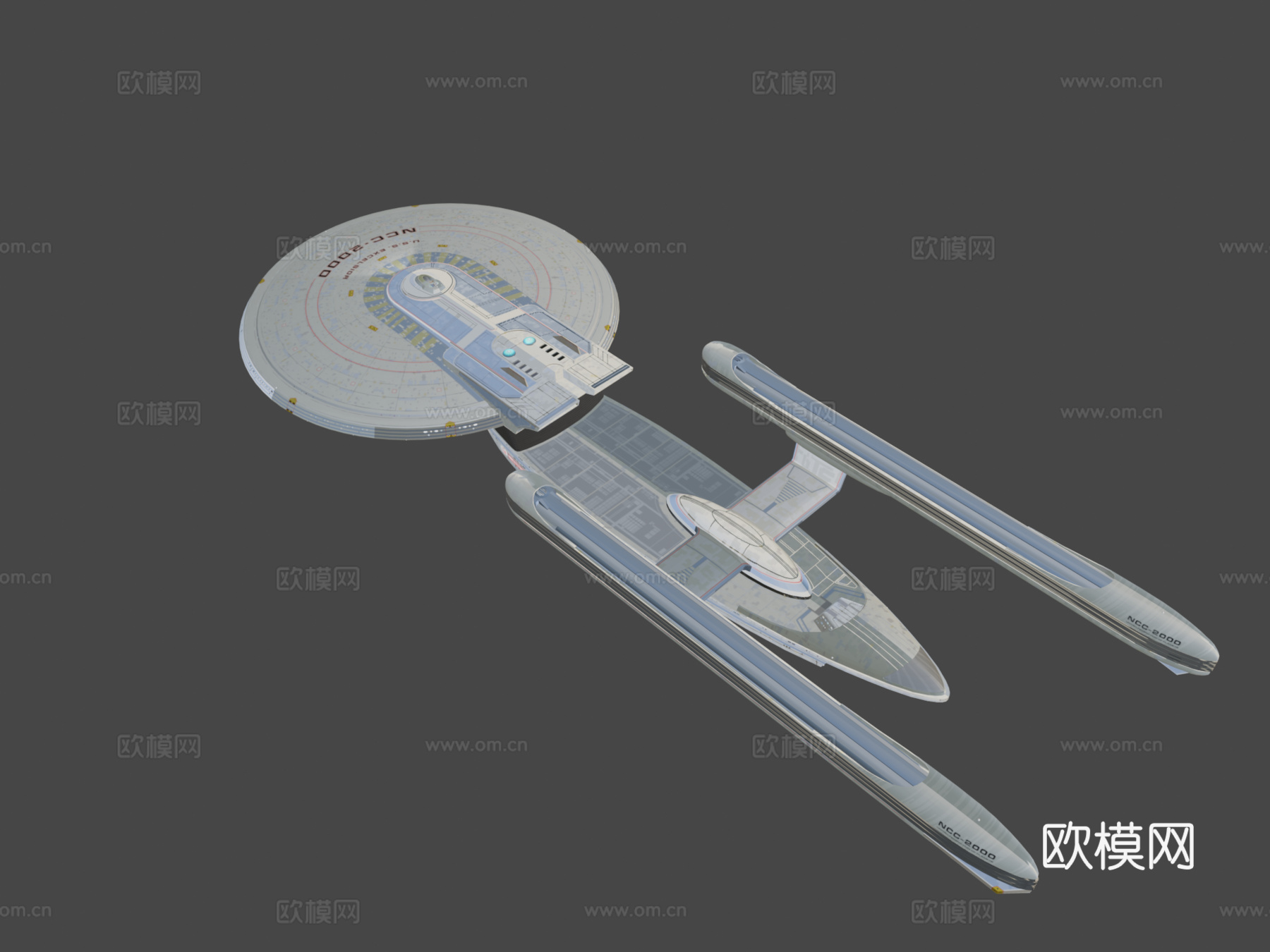USS卓越号3d模型下载（渲染图8）