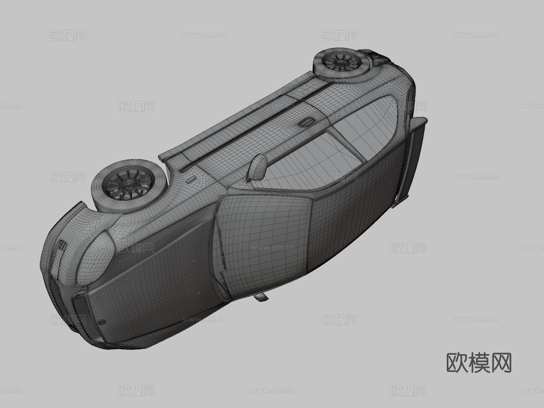 本田思域TYPE-R EK93d模型下载（渲染图3）