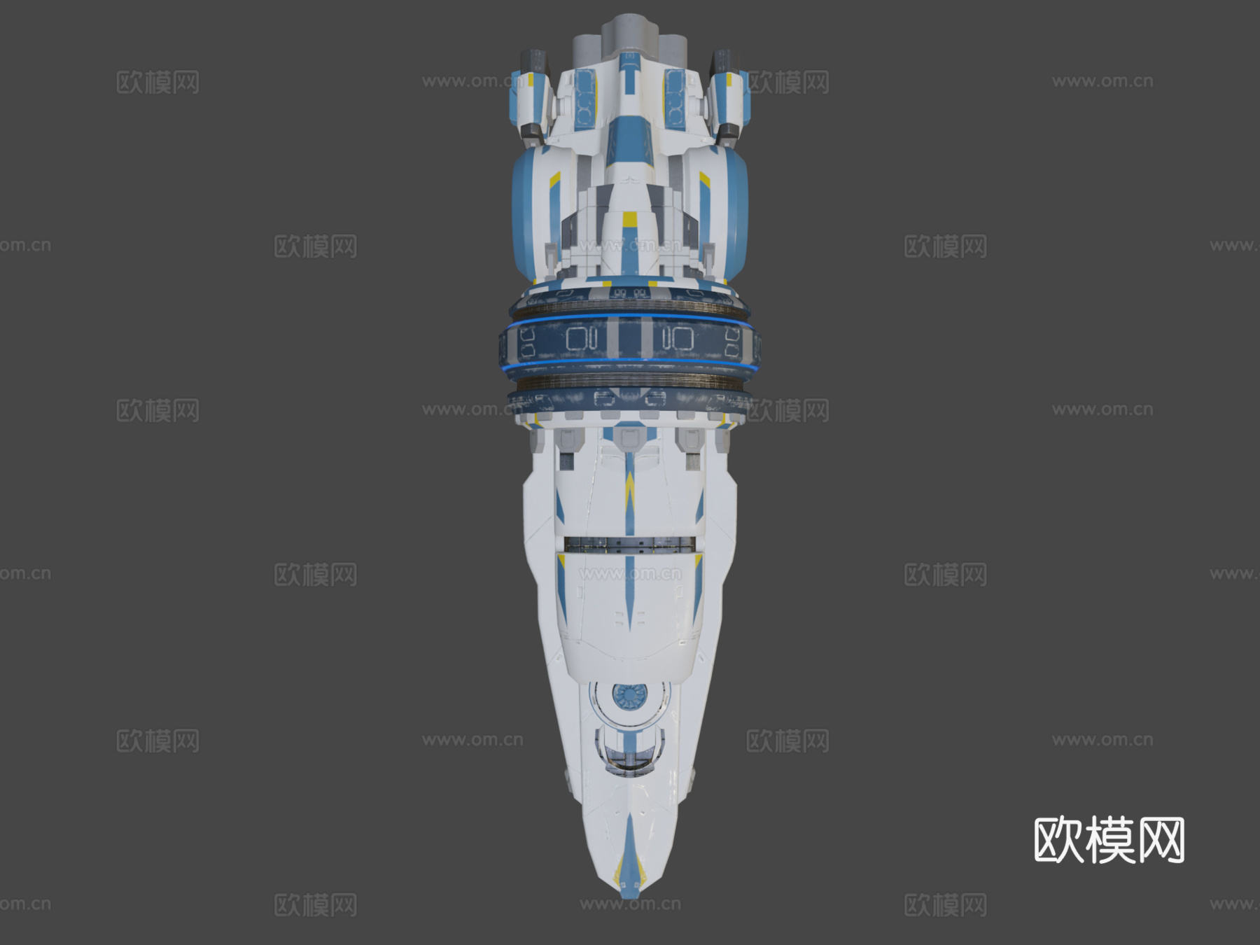 仲裁者太空船3d模型下载（渲染图7）