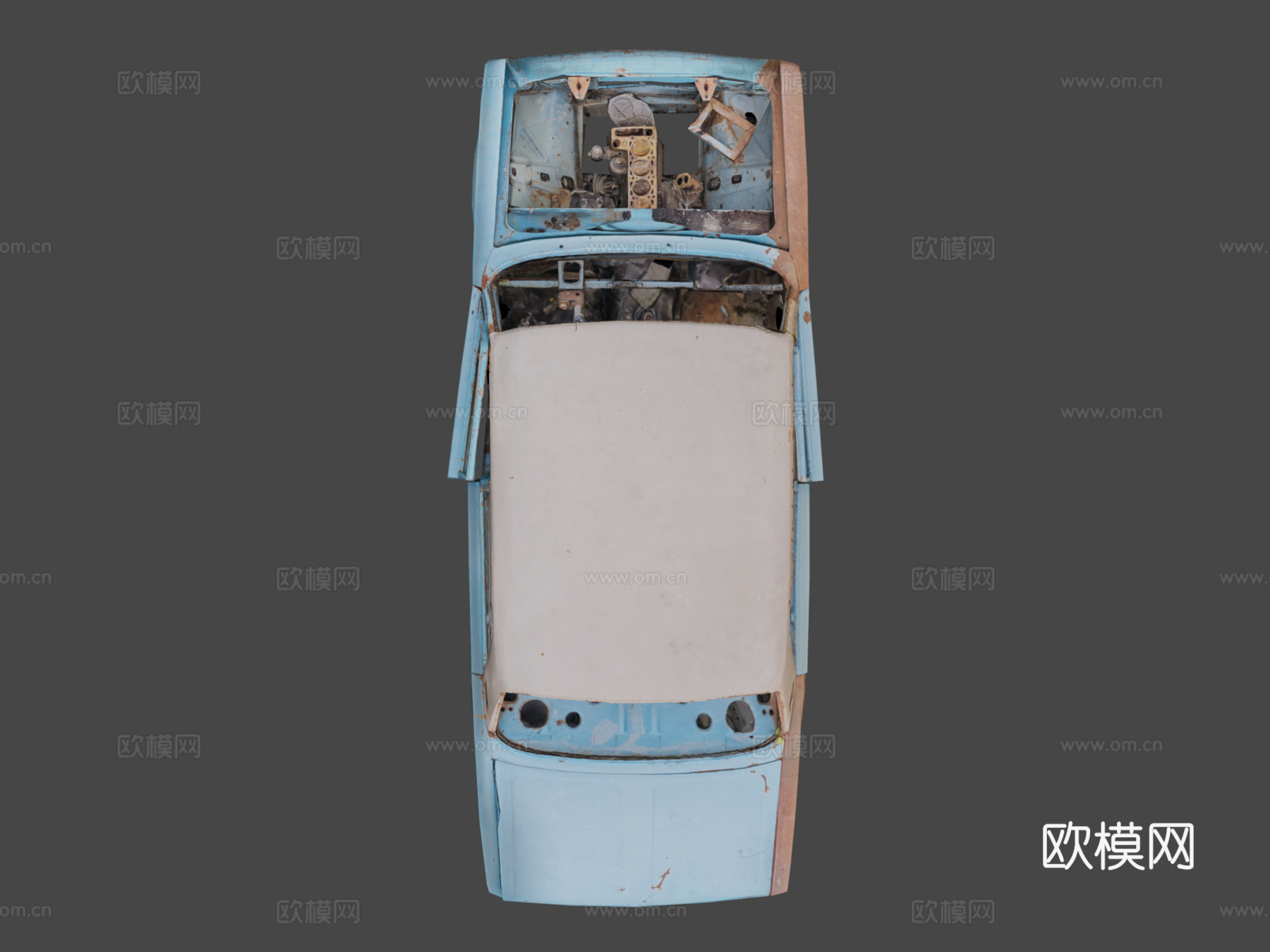 Vaz 2106重拓扑3d模型下载（渲染图7）