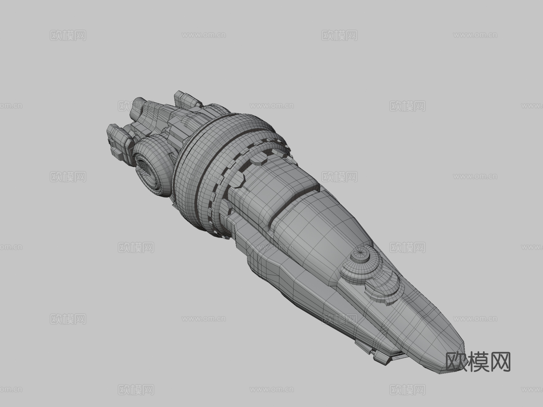 仲裁者太空船3d模型下载（渲染图3）