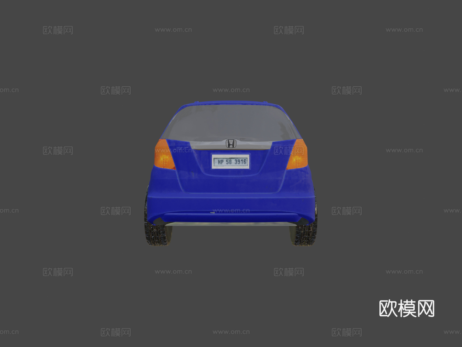 本田飞度3d模型下载（渲染图5）