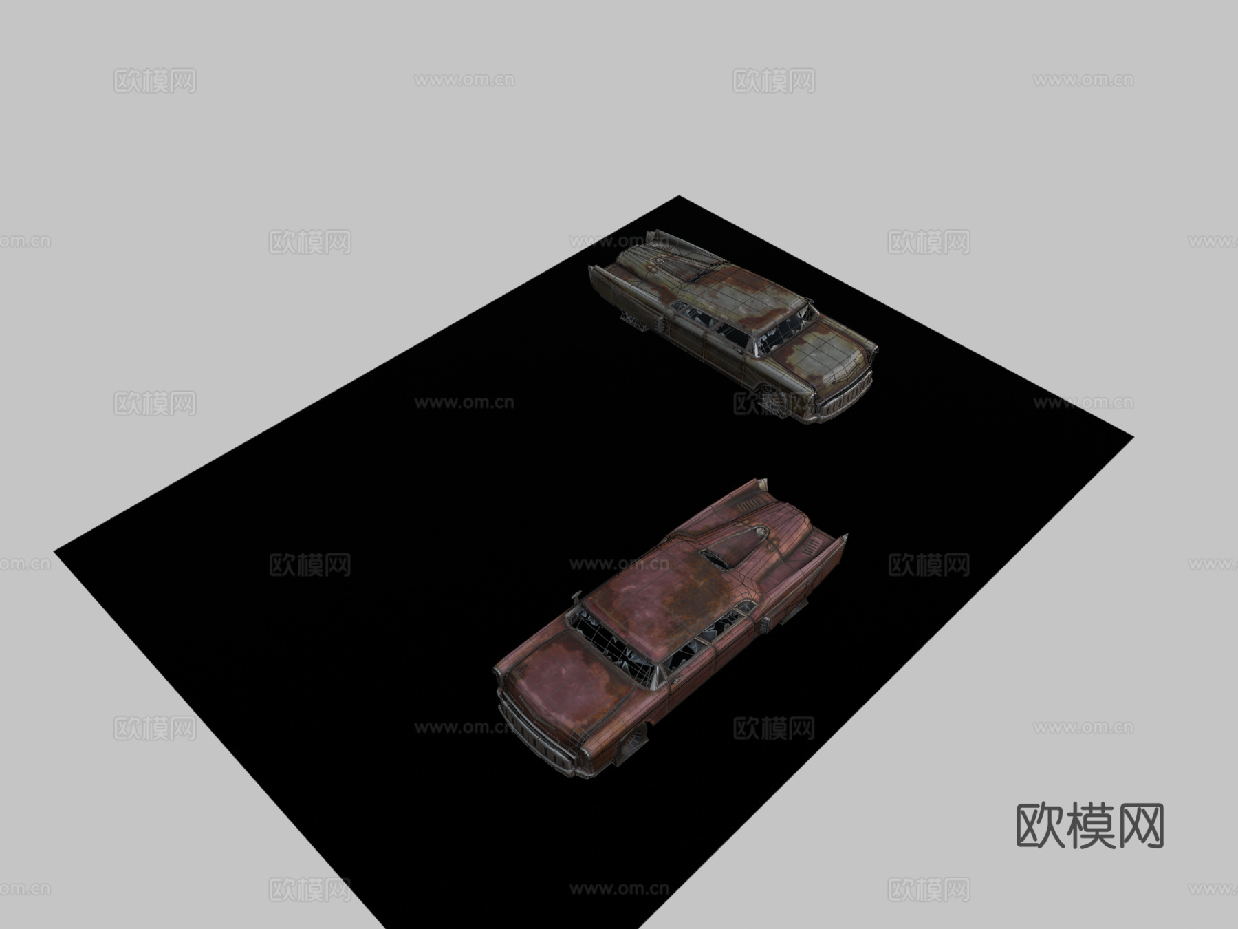 克莱斯勒科维加3d模型下载（渲染图2）