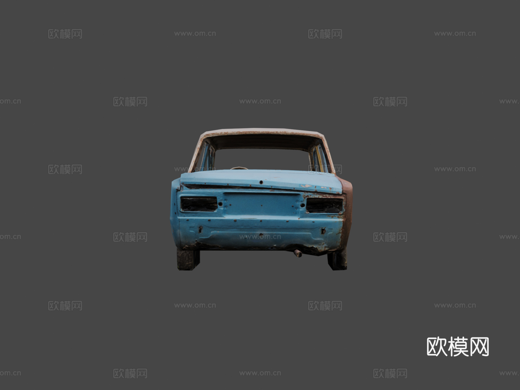 Vaz 2106重拓扑3d模型下载（渲染图5）