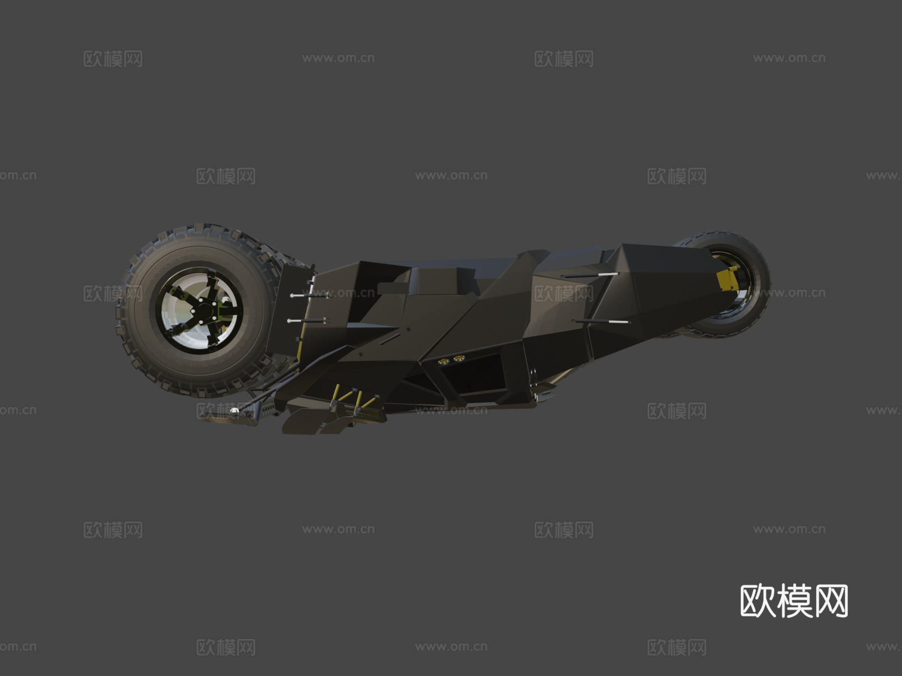 蝙蝠车20053d模型下载（渲染图5）
