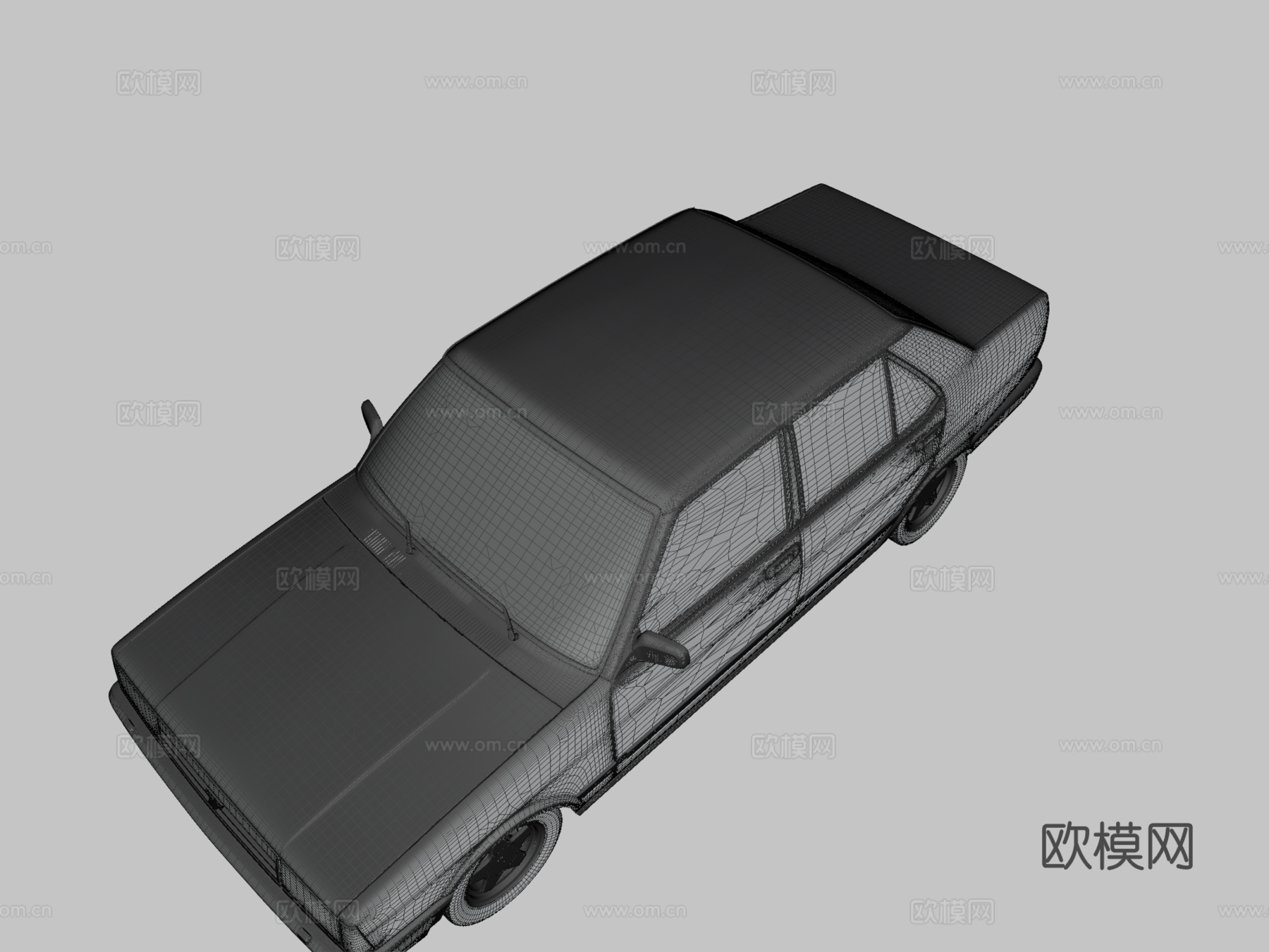 菲亚特-托法什轿车3d模型下载（渲染图3）