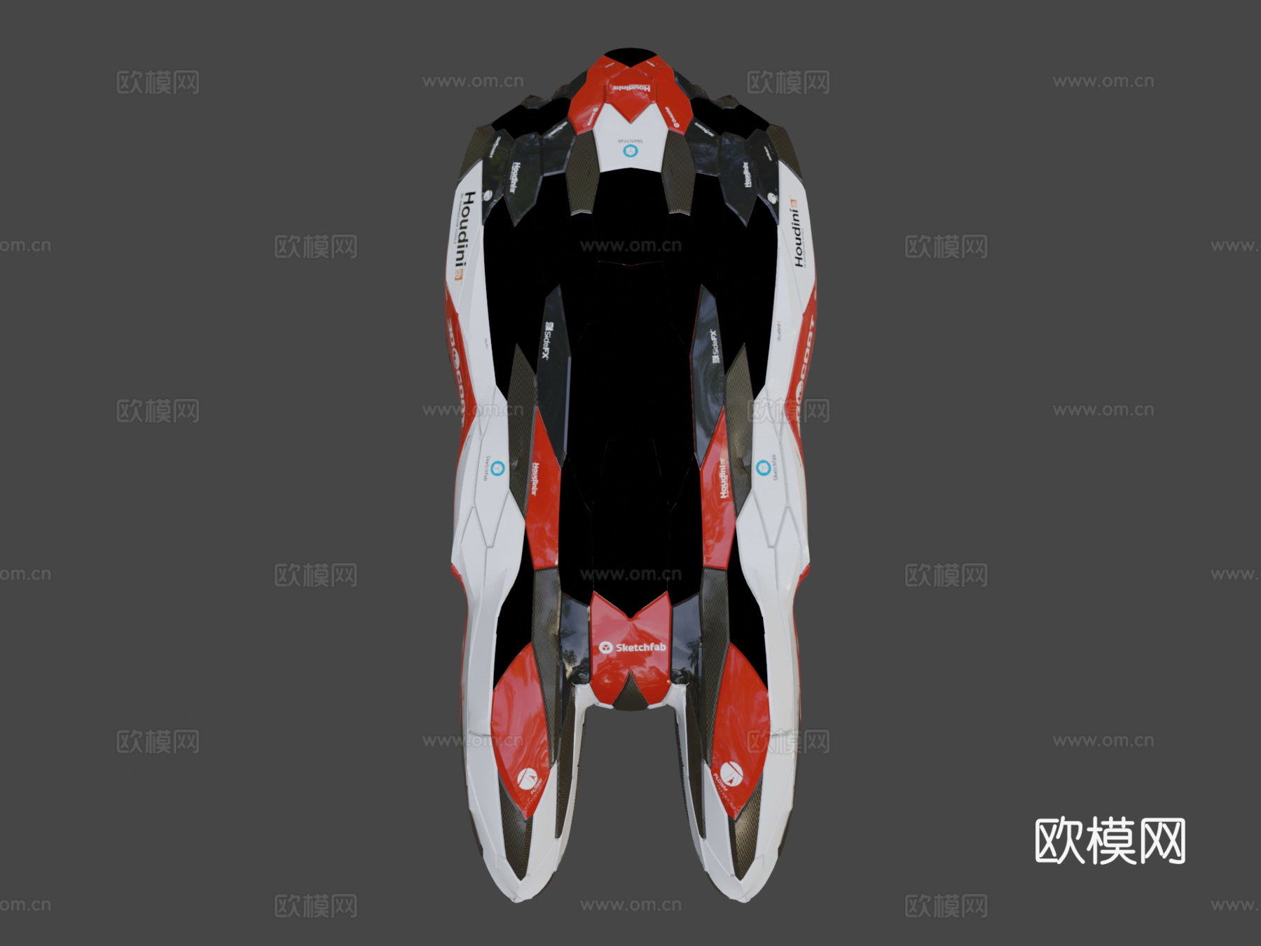 程序化硬表面建模测试9.613d模型下载（渲染图7）