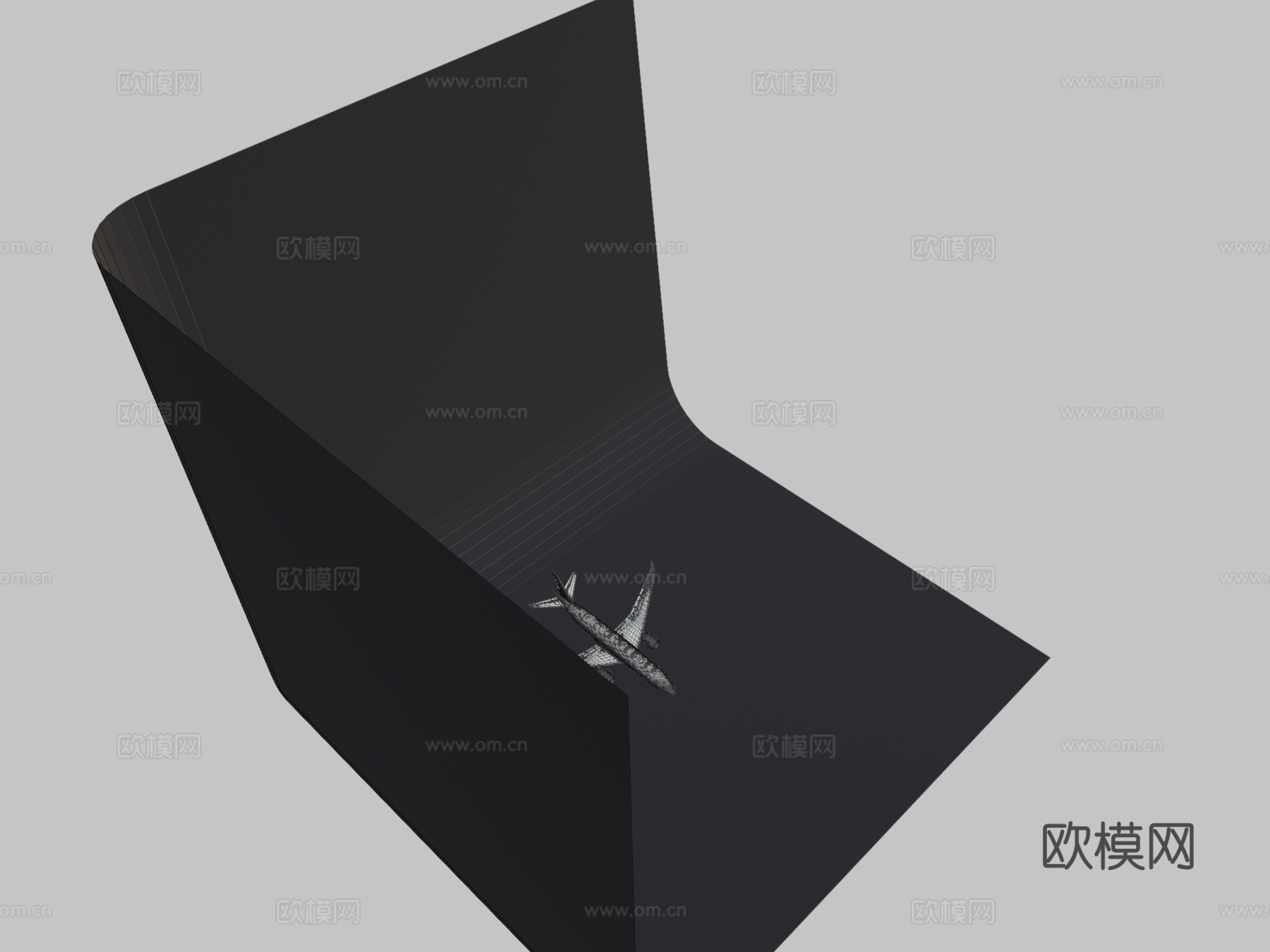 波音787-83d模型下载（渲染图2）