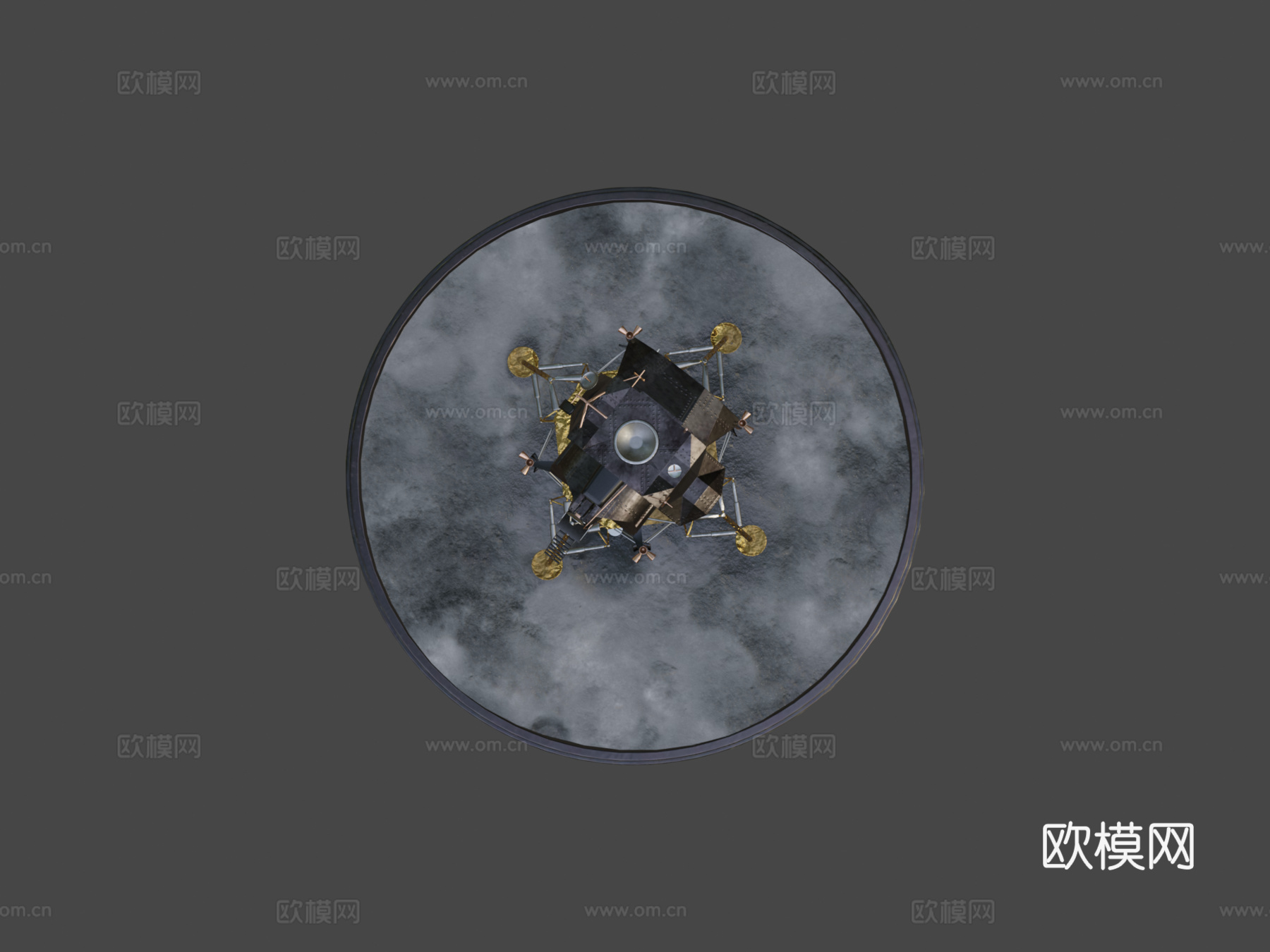 登月舱-LEM-阿波罗计划3d模型下载（渲染图7）