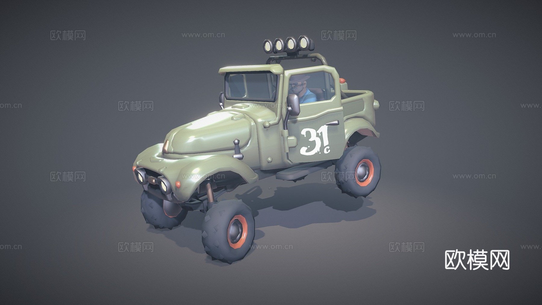 热杆构造器展示3d模型下载（渲染图1）