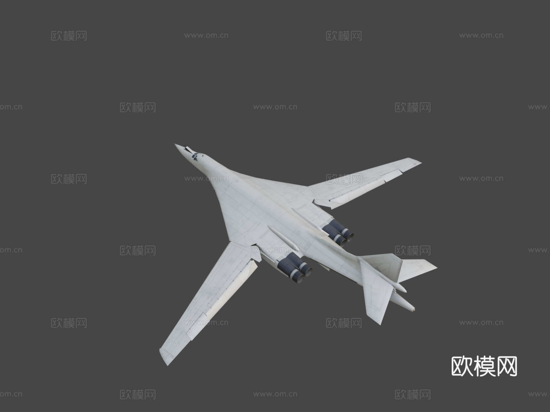 图-160型3d模型下载（渲染图5）