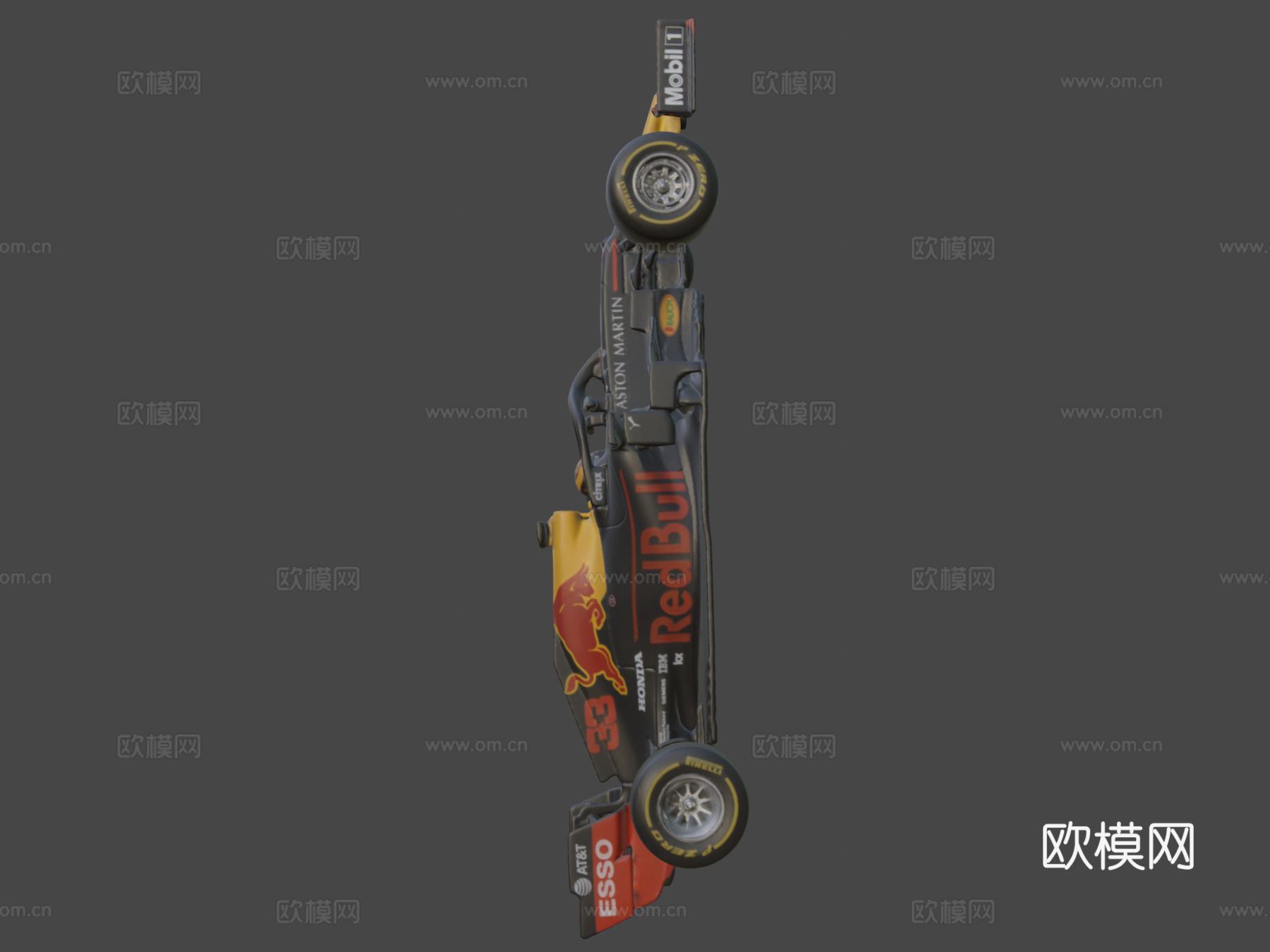 阿斯顿马丁红牛赛车RB153d模型下载（渲染图6）