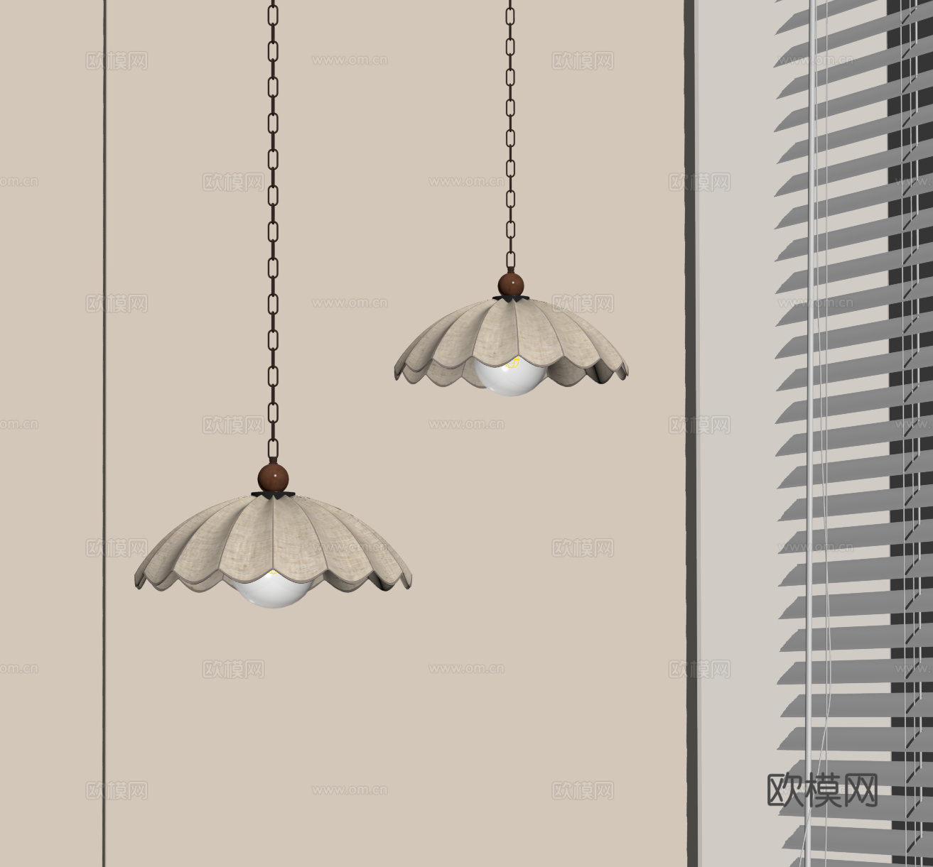 法式中古吊灯su模型