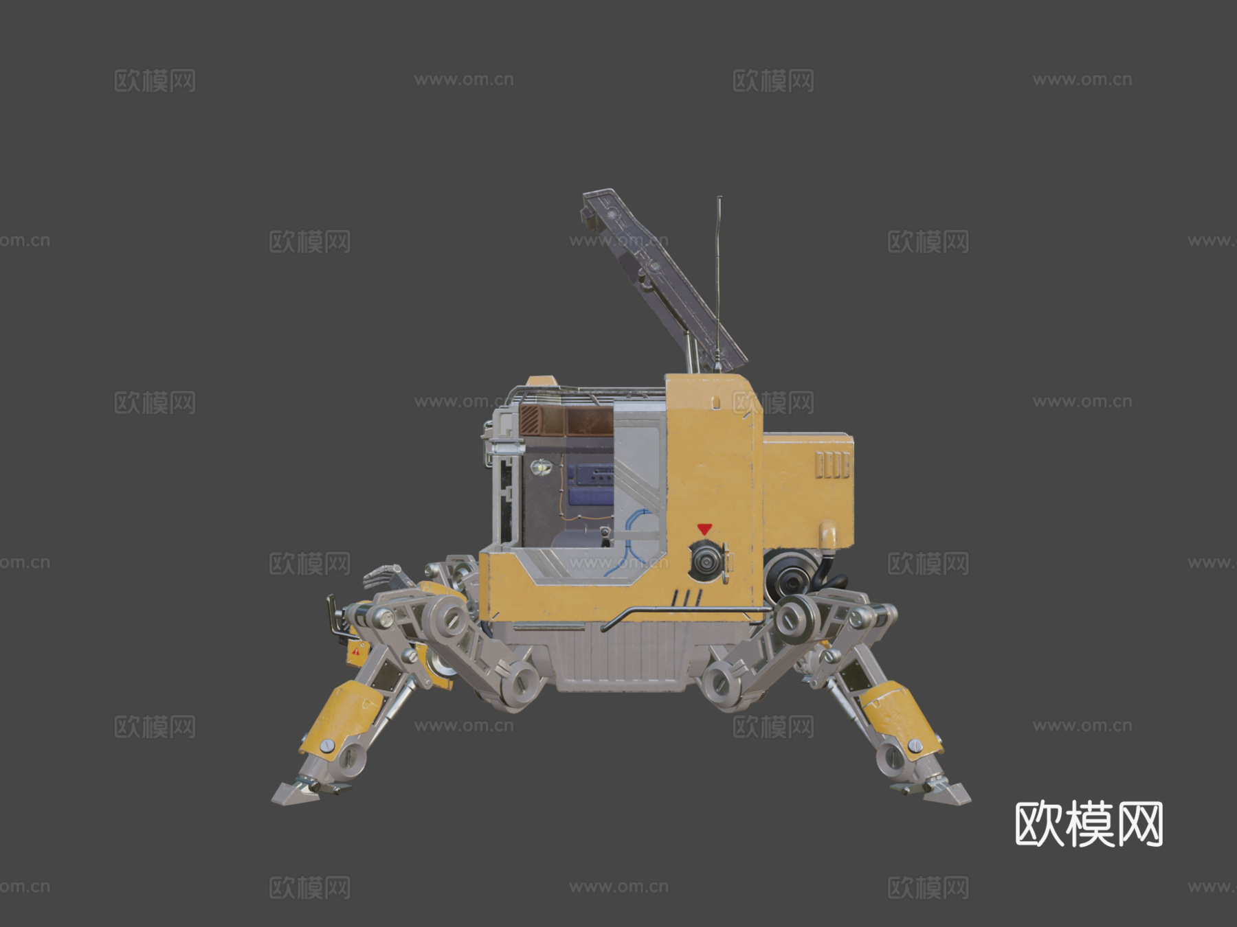 B0X机器人3d模型下载（渲染图6）