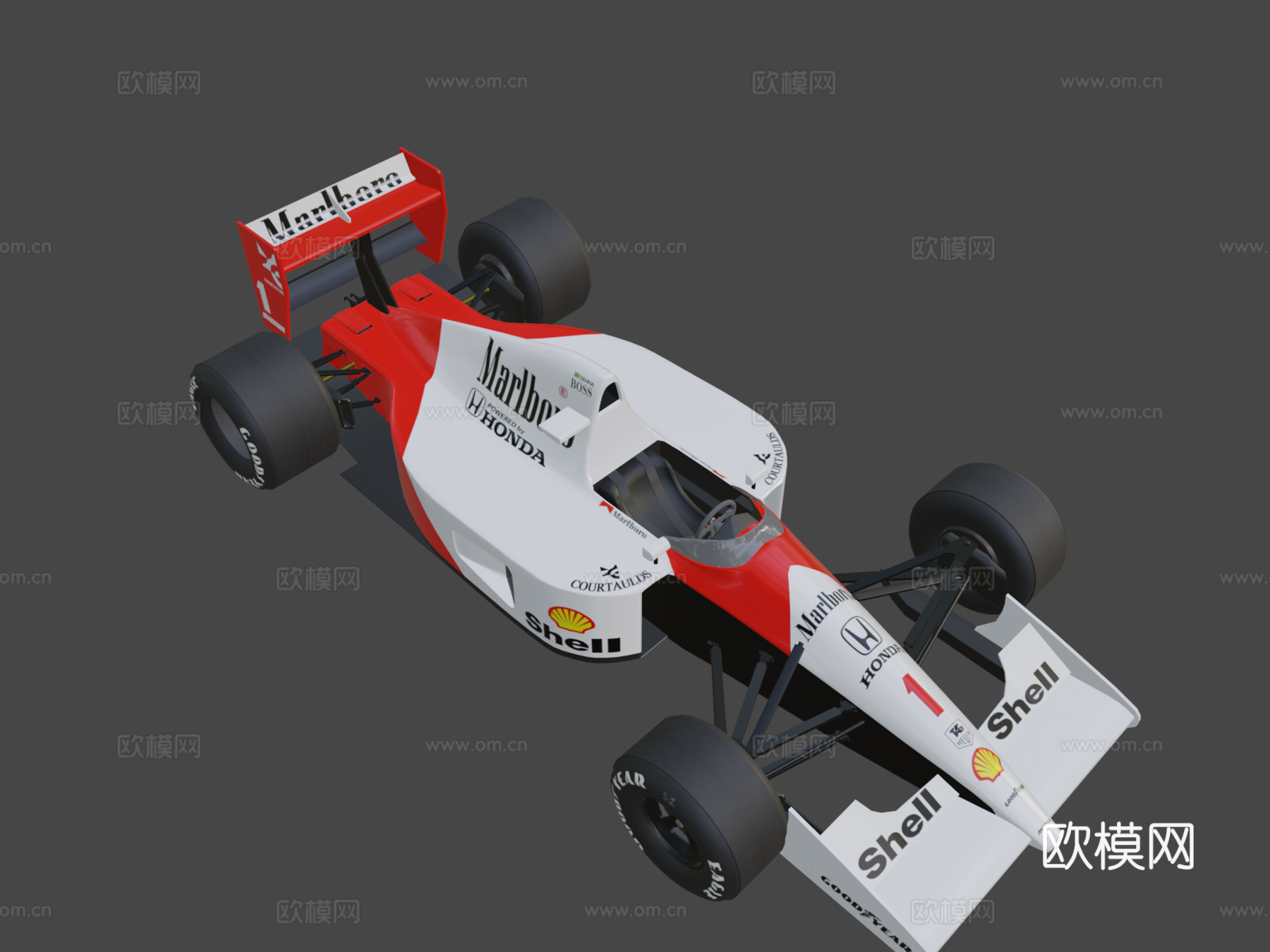 迈凯伦MP4-63d模型下载（渲染图8）