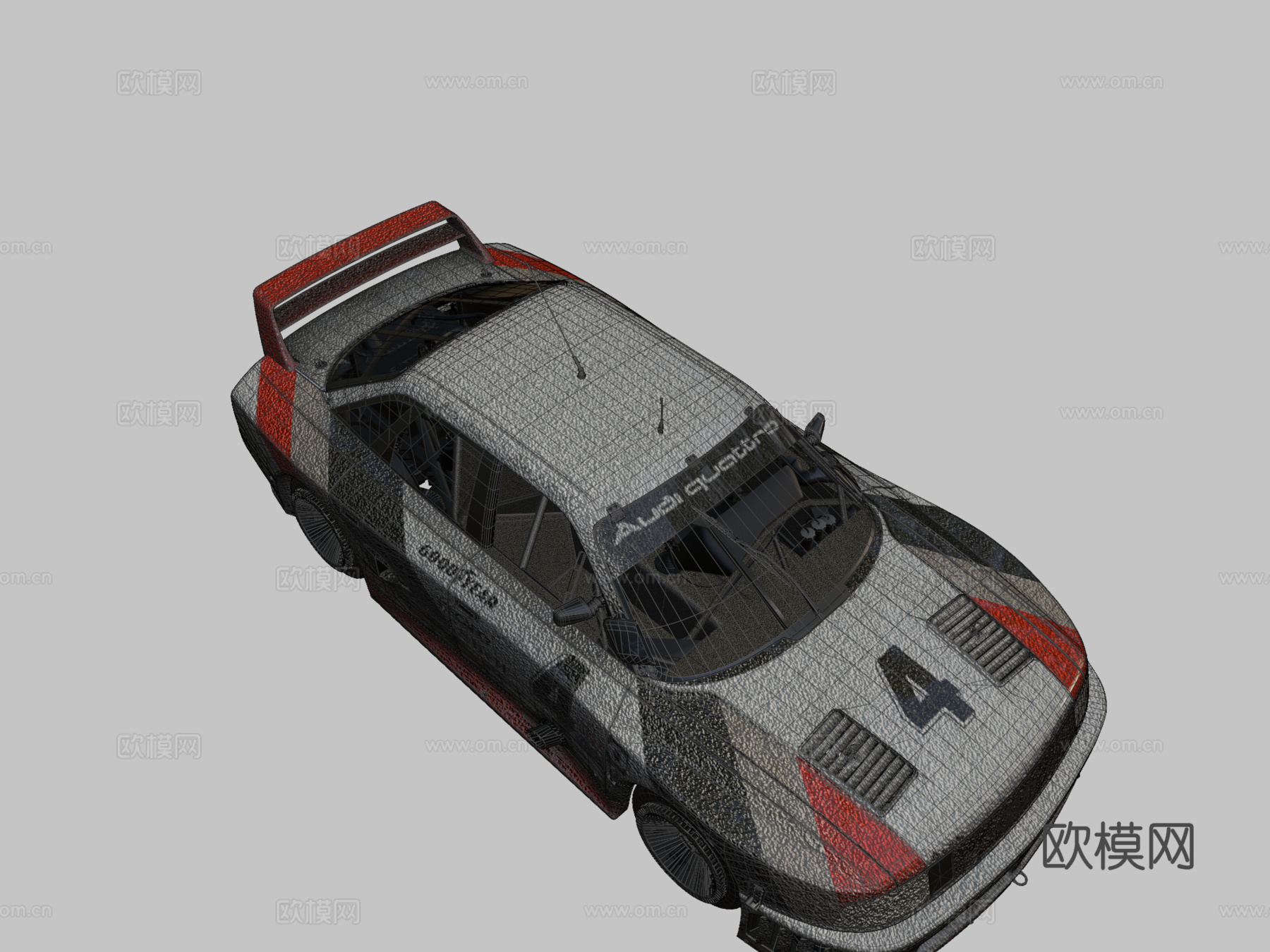 奥迪A903d模型下载（渲染图2）