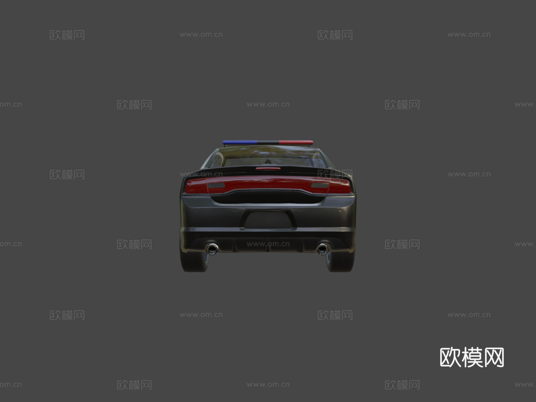 警车3d模型下载（渲染图5）