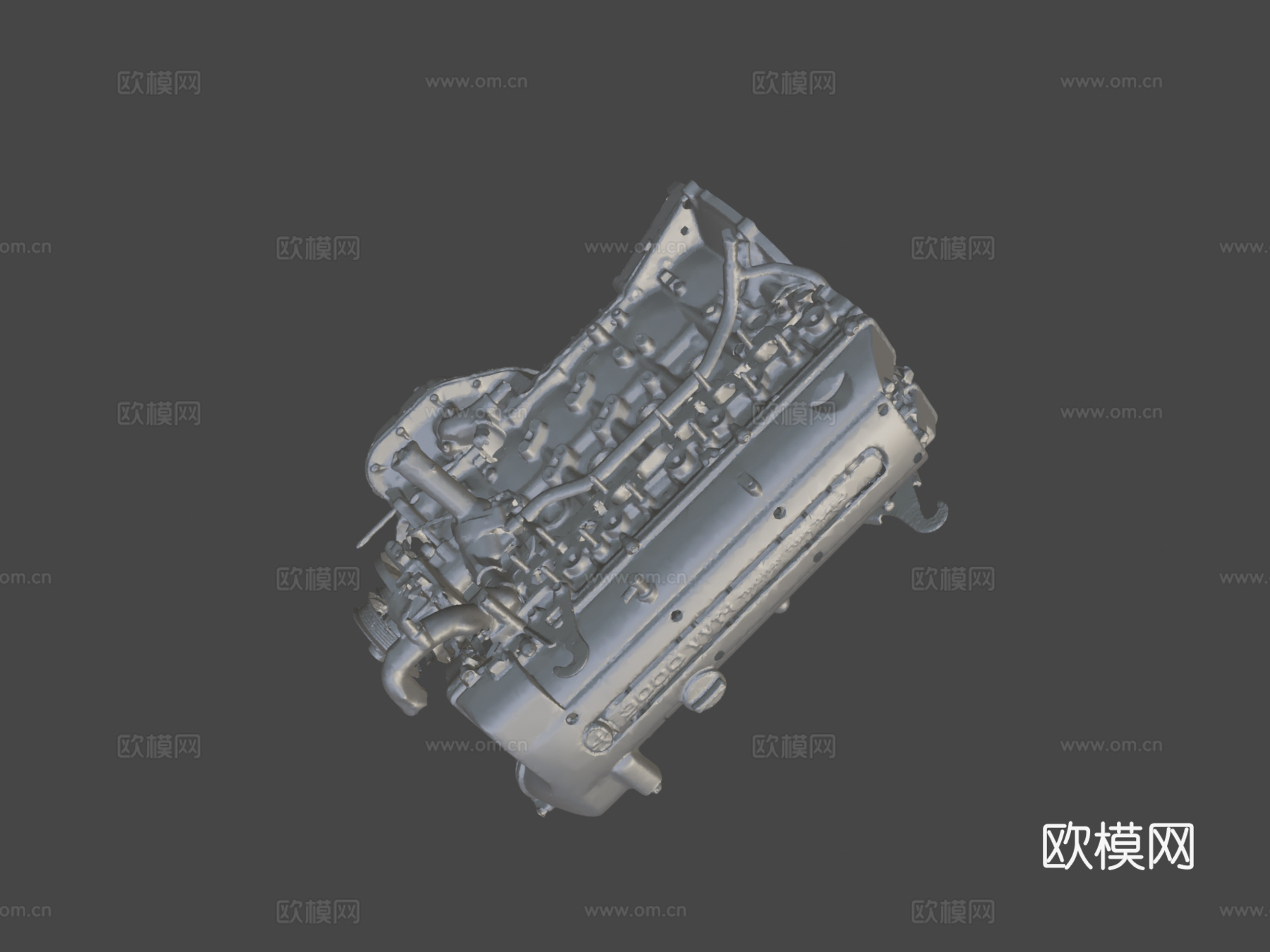 JZ-GE发动机3d模型下载（渲染图8）