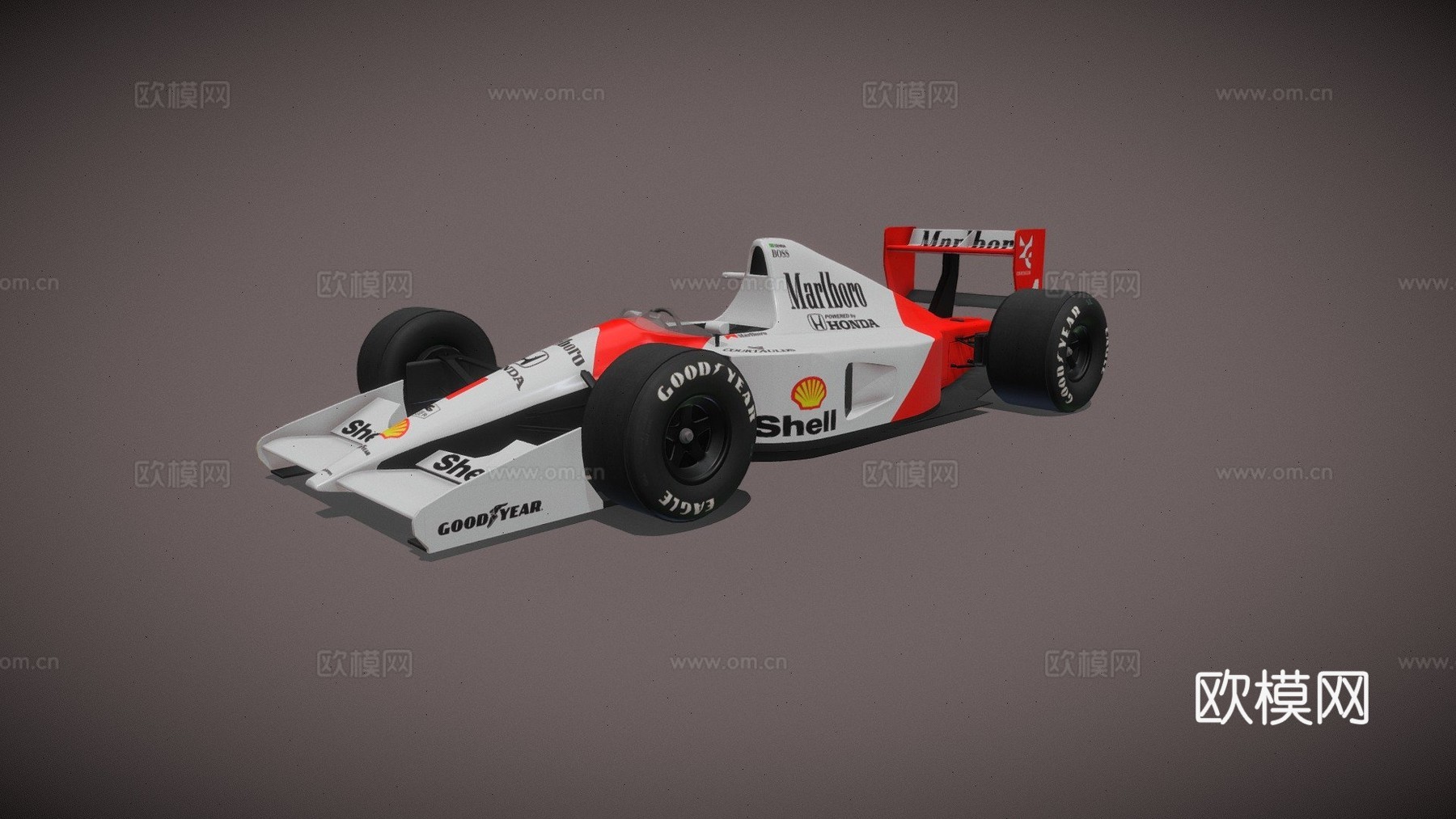 迈凯伦MP4-63d模型下载（渲染图1）