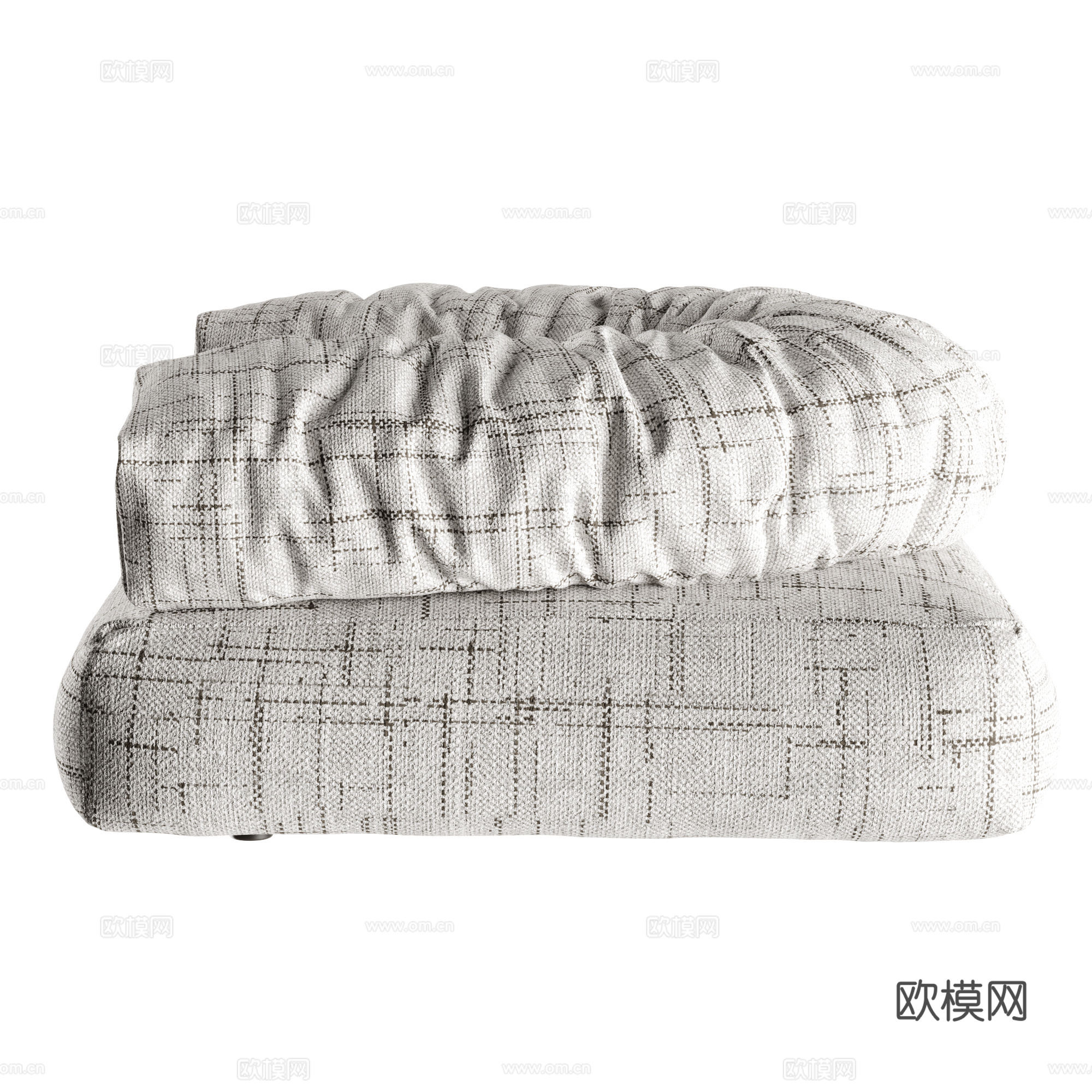 BOCA FLUX SOFA现代单人沙发 懒人沙发 模块沙发3d模型下载（渲染图2）