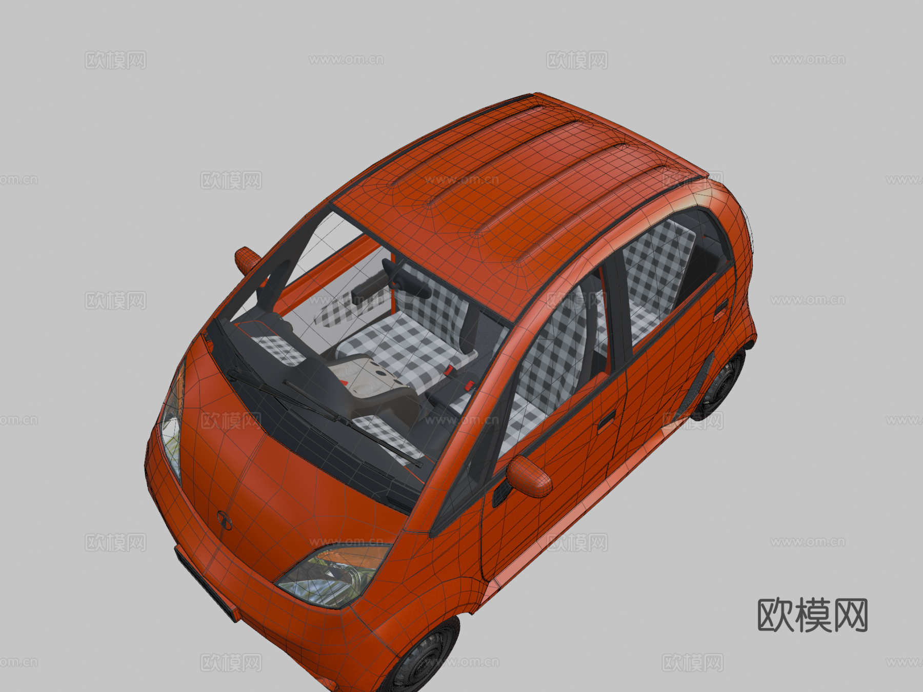 塔塔Nano3d模型下载（渲染图2）