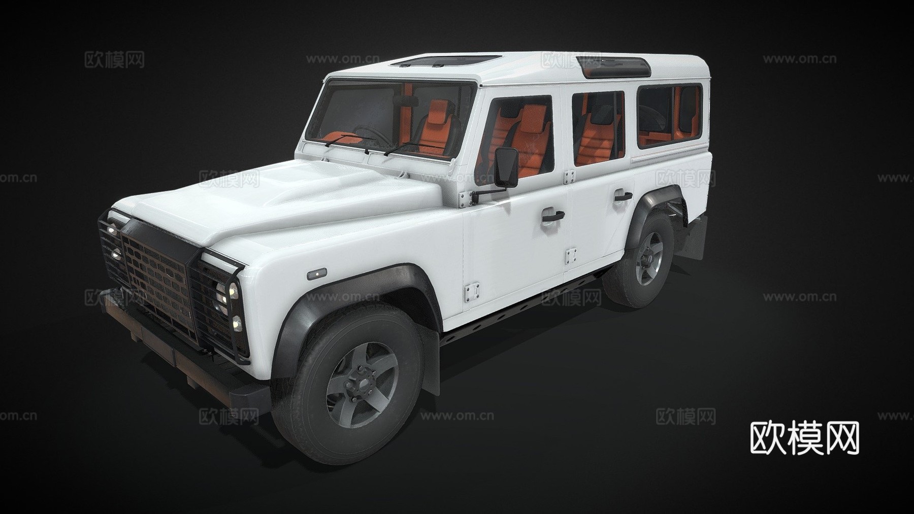 路虎卫士3d模型下载（渲染图1）