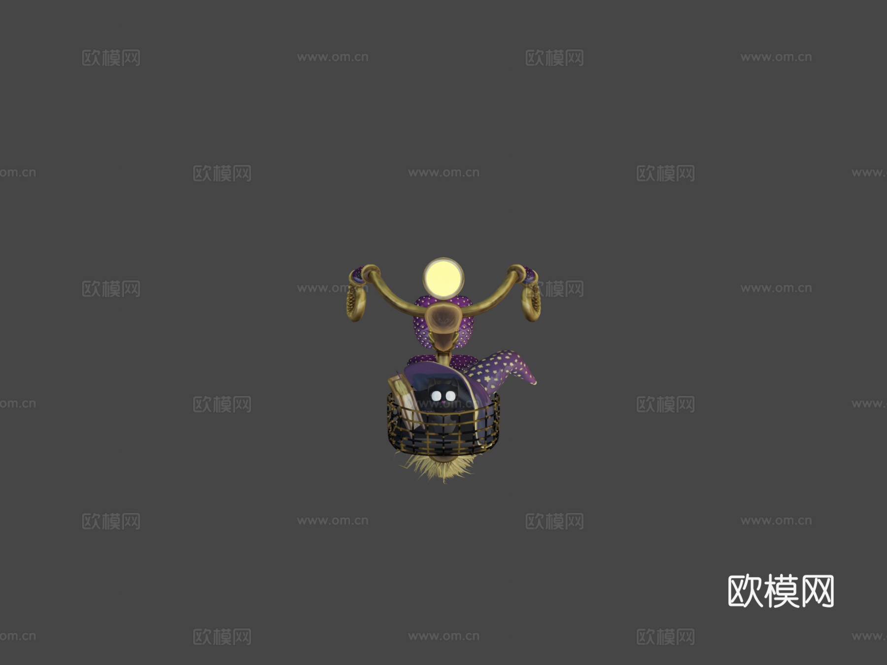 旅行者的扫帚3d模型下载（渲染图5）