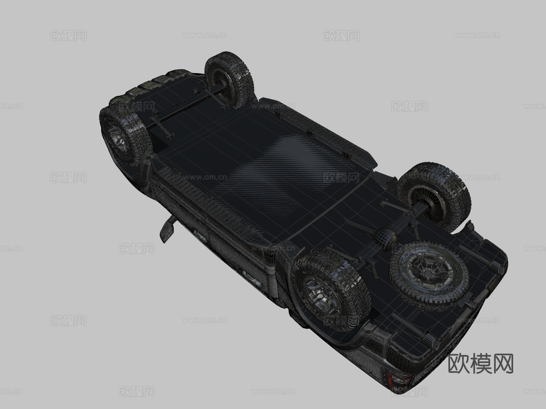 Ram 1500 TRX 20213d模型下载（渲染图2）